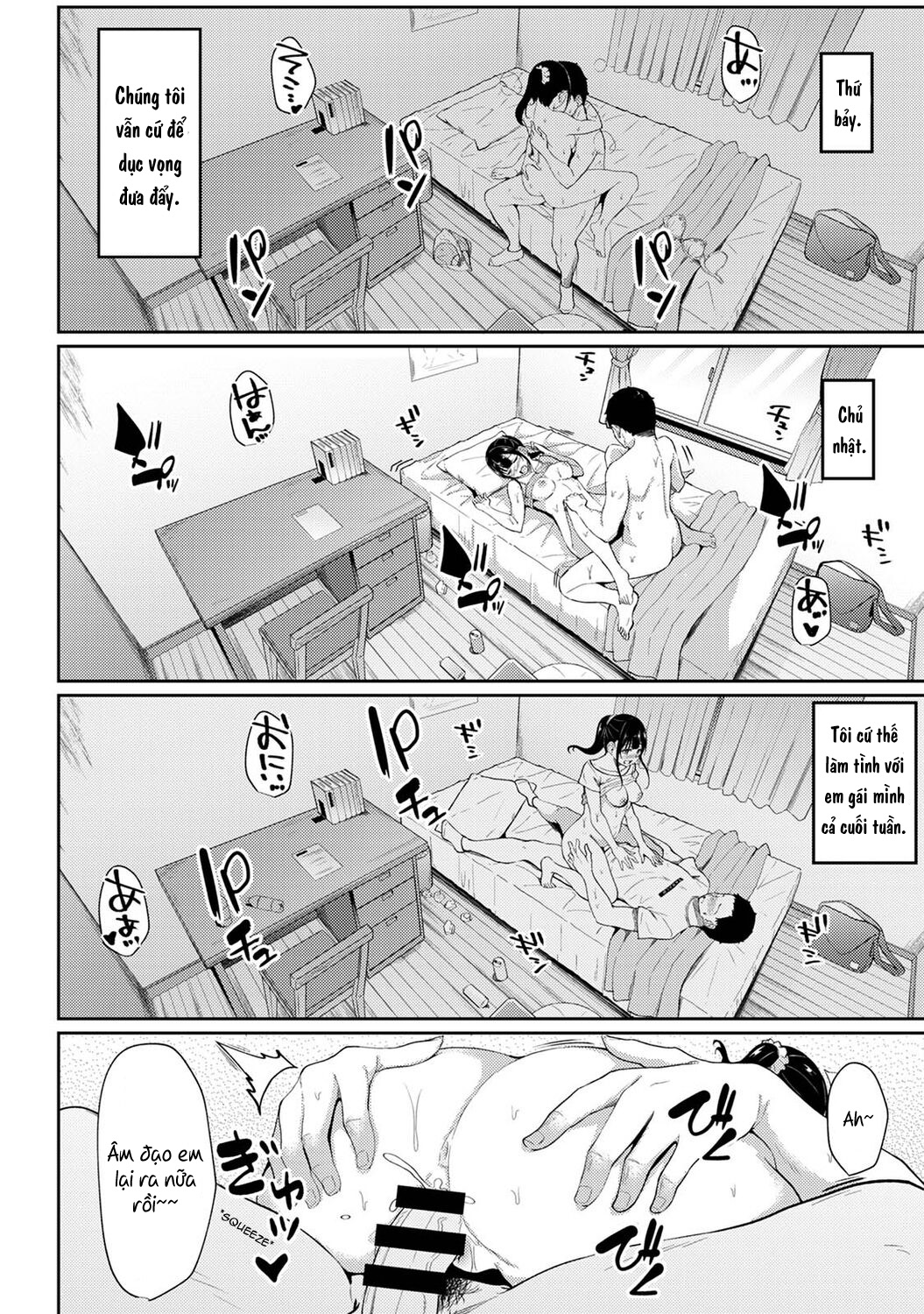 Đọc truyện hentai Tôi cố chịch em gái khi thấy ẻm mặc tạp dề khỏa thân... - Chap 3