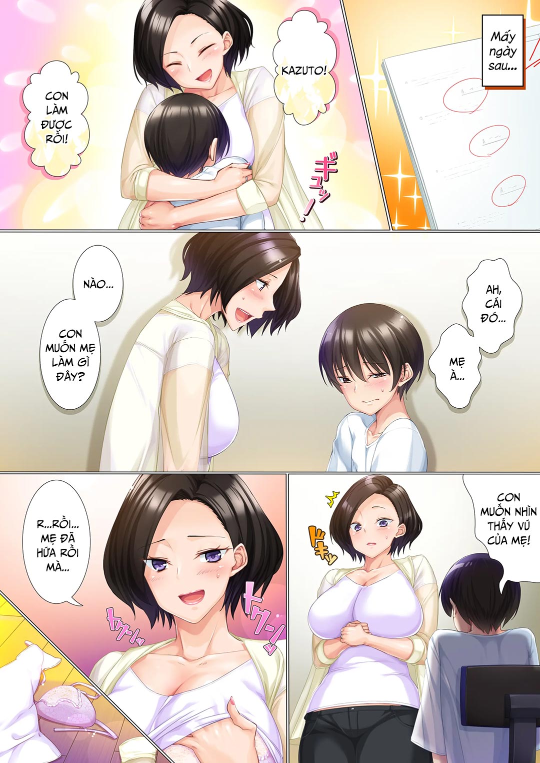 Đọc truyện hentai Cách mẹ thúc đẩy con trai - Oneshot