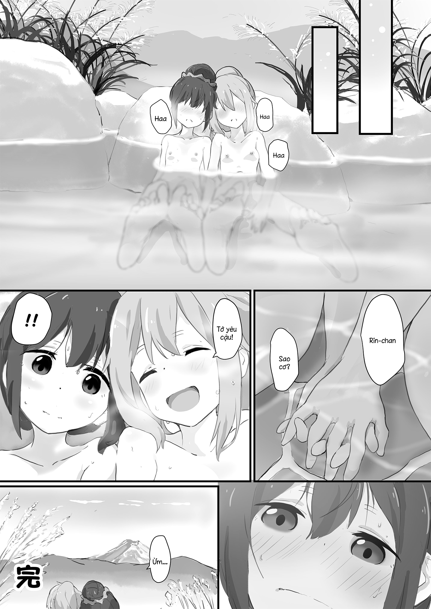Đọc truyện hentai Nade Rin ga Onsen de - Oneshot
