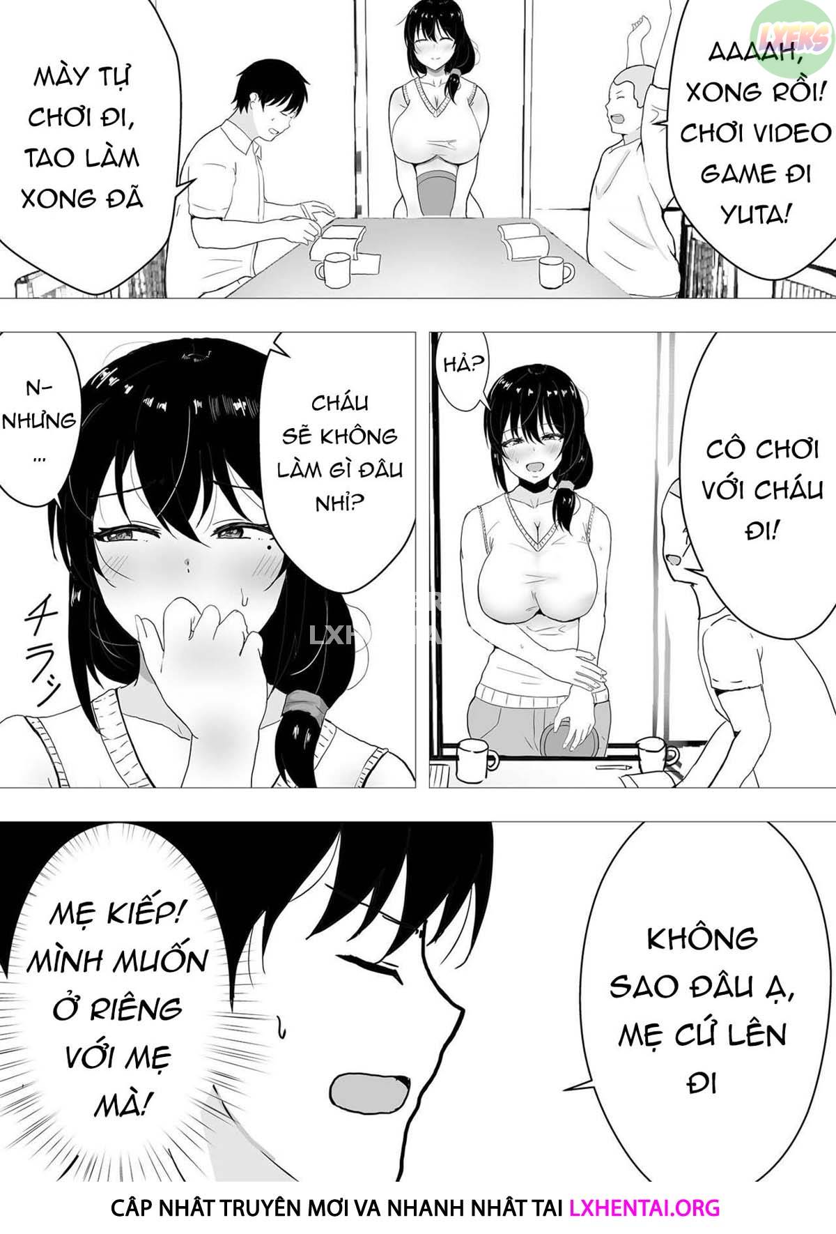 Đọc truyện hentai Người mẹ yêu quý của tôi, cô bạn gái ngốc nghếch của tôi - Chap 2
