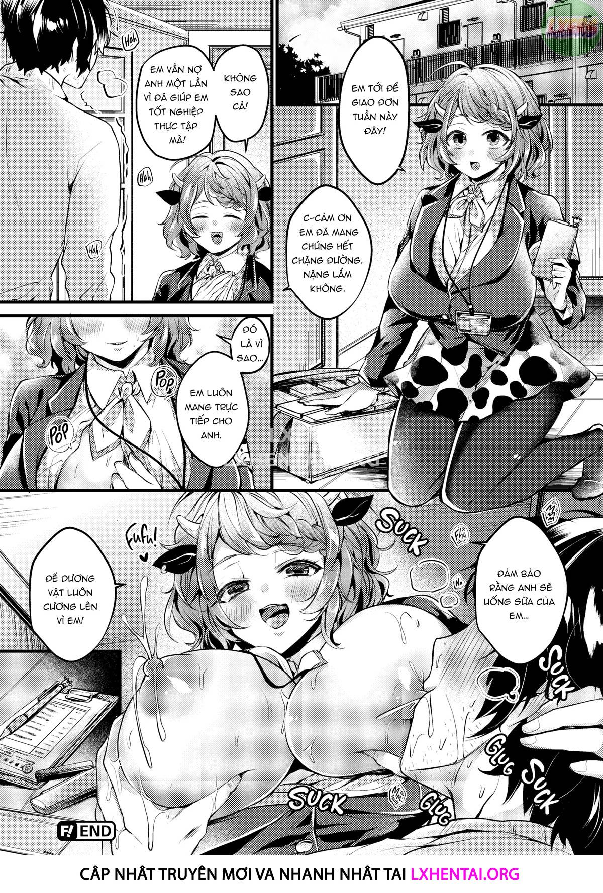Đọc truyện hentai Ngất ngây ngọt ngào nóng bỏng - Chap 6 - Happiness Delivery! ❤ Cow Girl