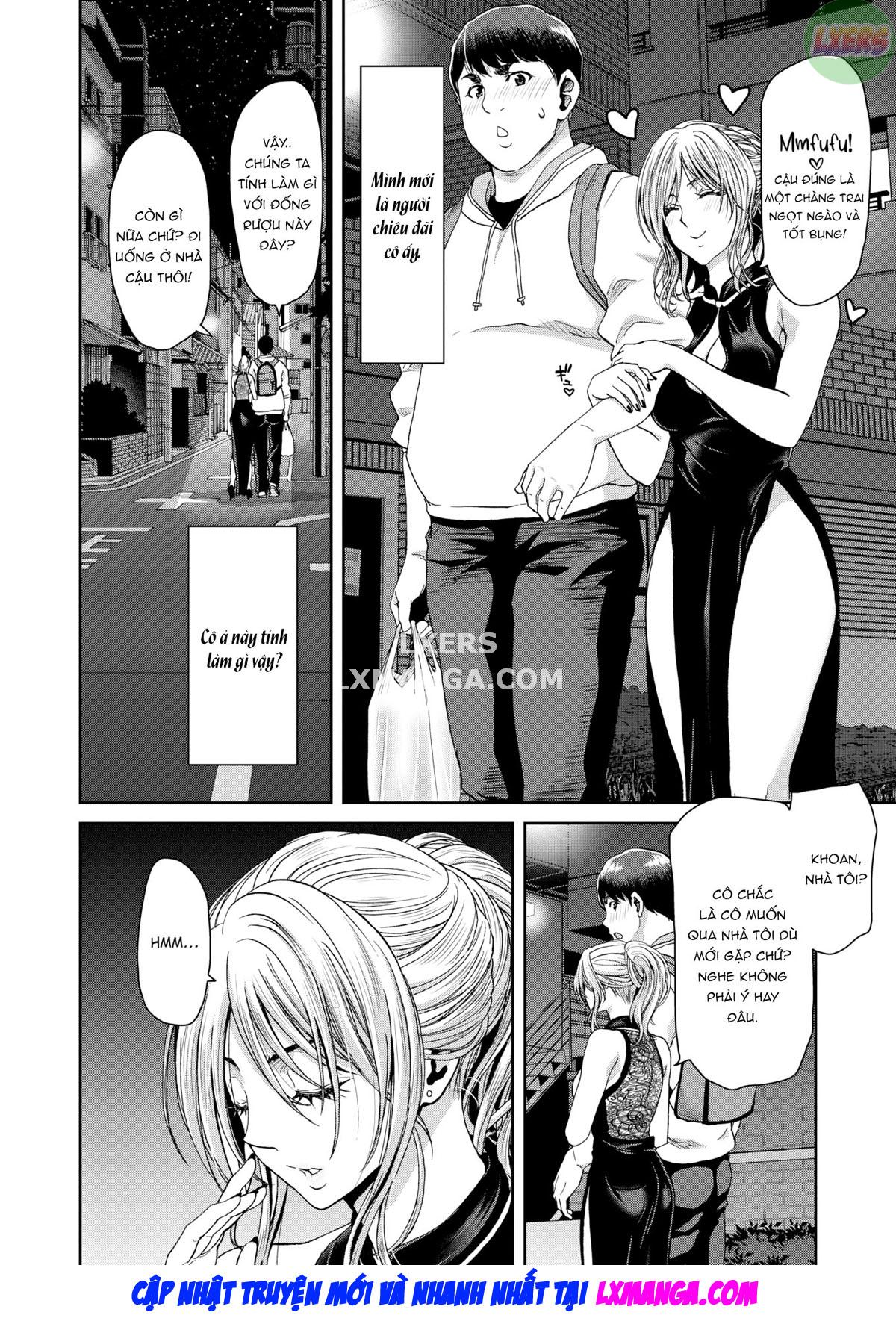 Đọc truyện hentai Câu chuyện về một cậu sinh viên đã làm tình với một cô gái ở quán rượu - Oneshot