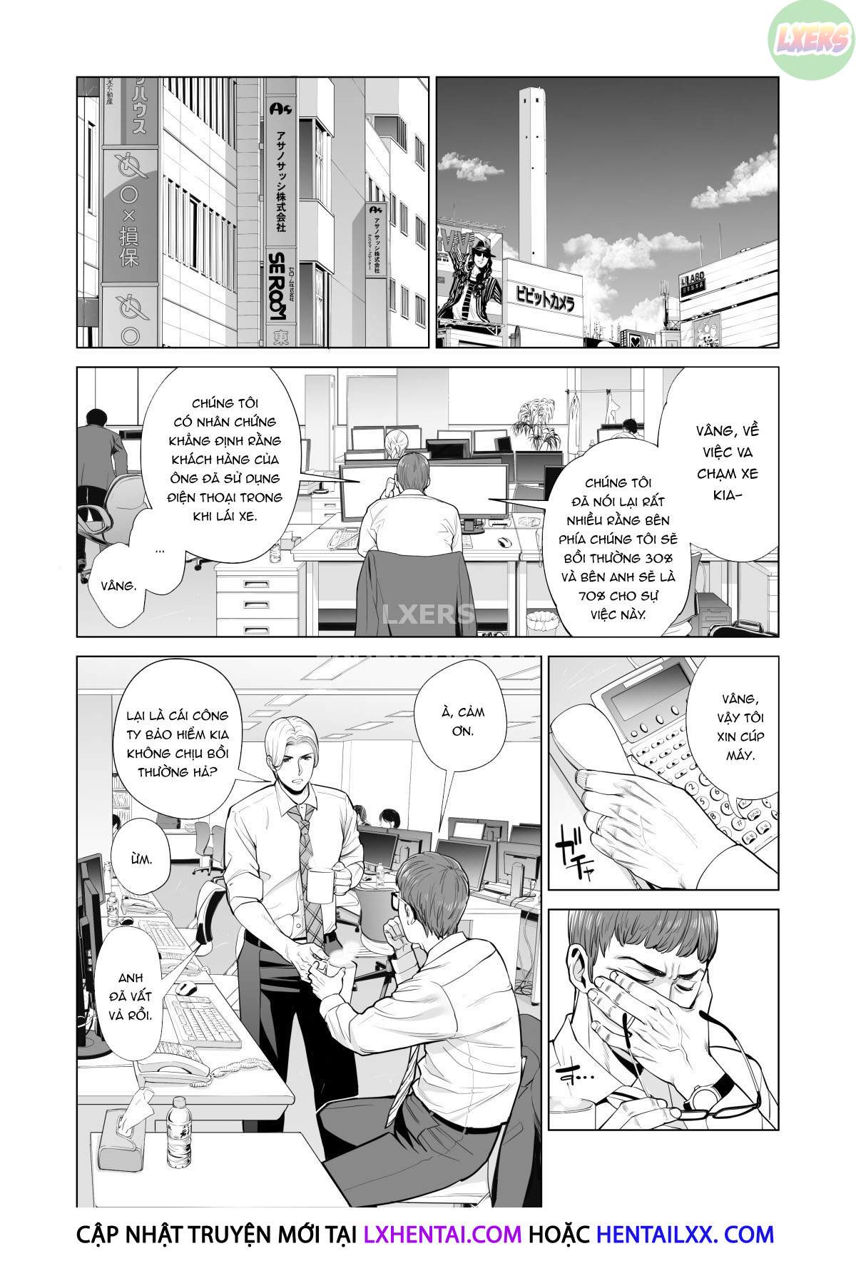 Đọc truyện hentai A Housewife Stolen By A Coworker Besides Her Blackout Drunk Husband - Chap 1