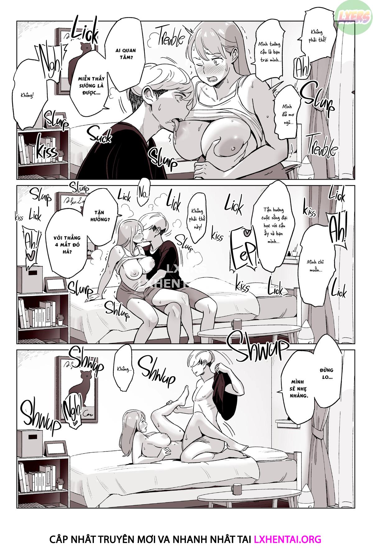 Đọc truyện hentai Bakunyuu Oyako O Kakushidori Shita Kekka… - Oneshot