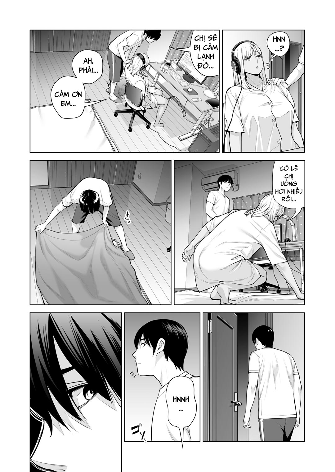 Đọc truyện hentai Nureane - Đêm hè, làm tình cùng chị gái đã ly dị - Chap 2