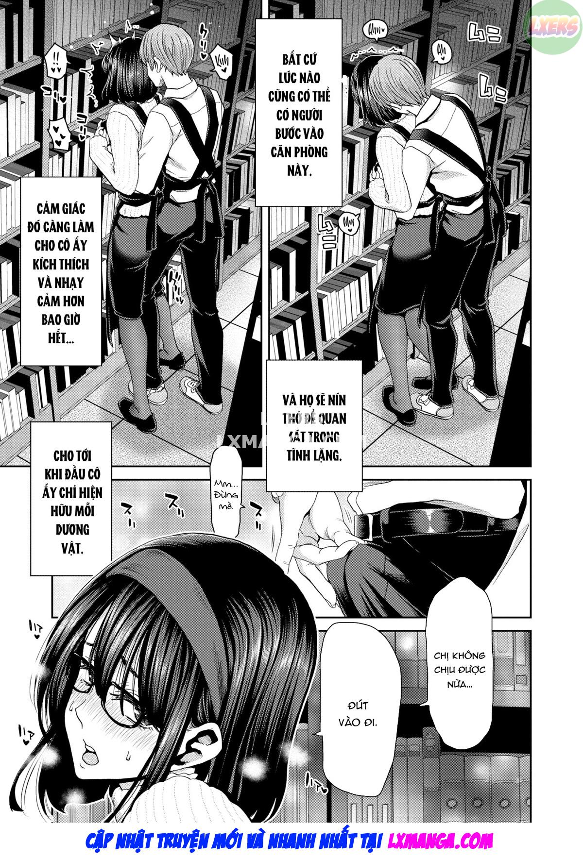 Đọc truyện hentai Biện pháp giải tỏa căng thăng cho phụ nữ - Chap 3 - Librarian Shitani Hikaru (28)