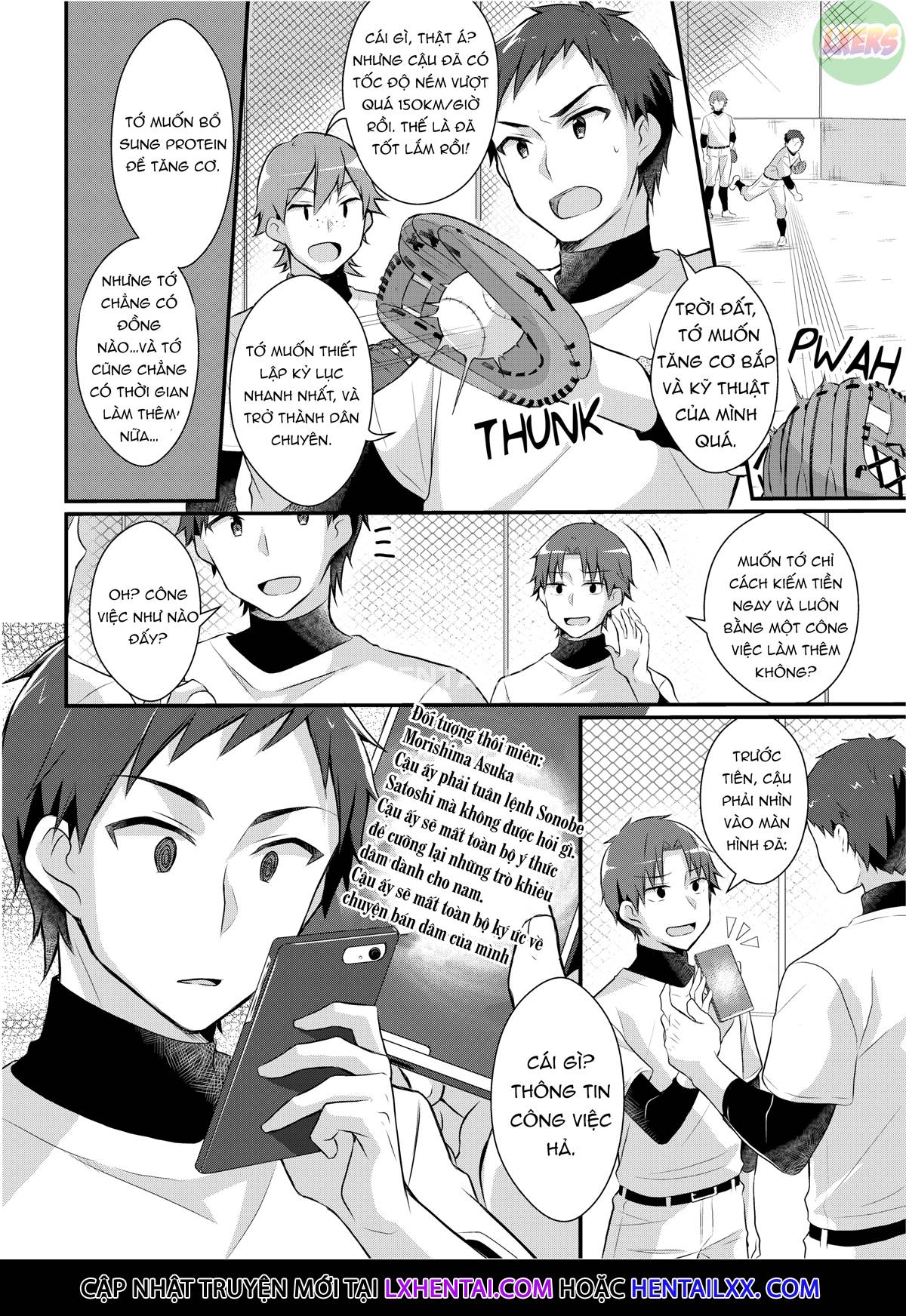 Đọc truyện hentai Cựu Á quân của đội bóng chày là một cô gái điếm Oneshot