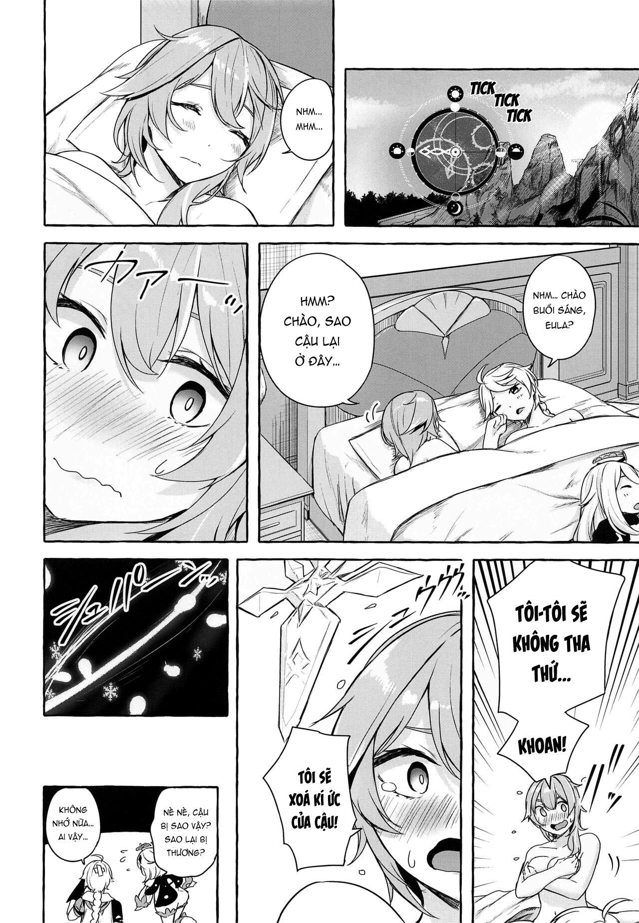 Đọc truyện hentai Phản ứng tan chảy của Eula - Oneshot