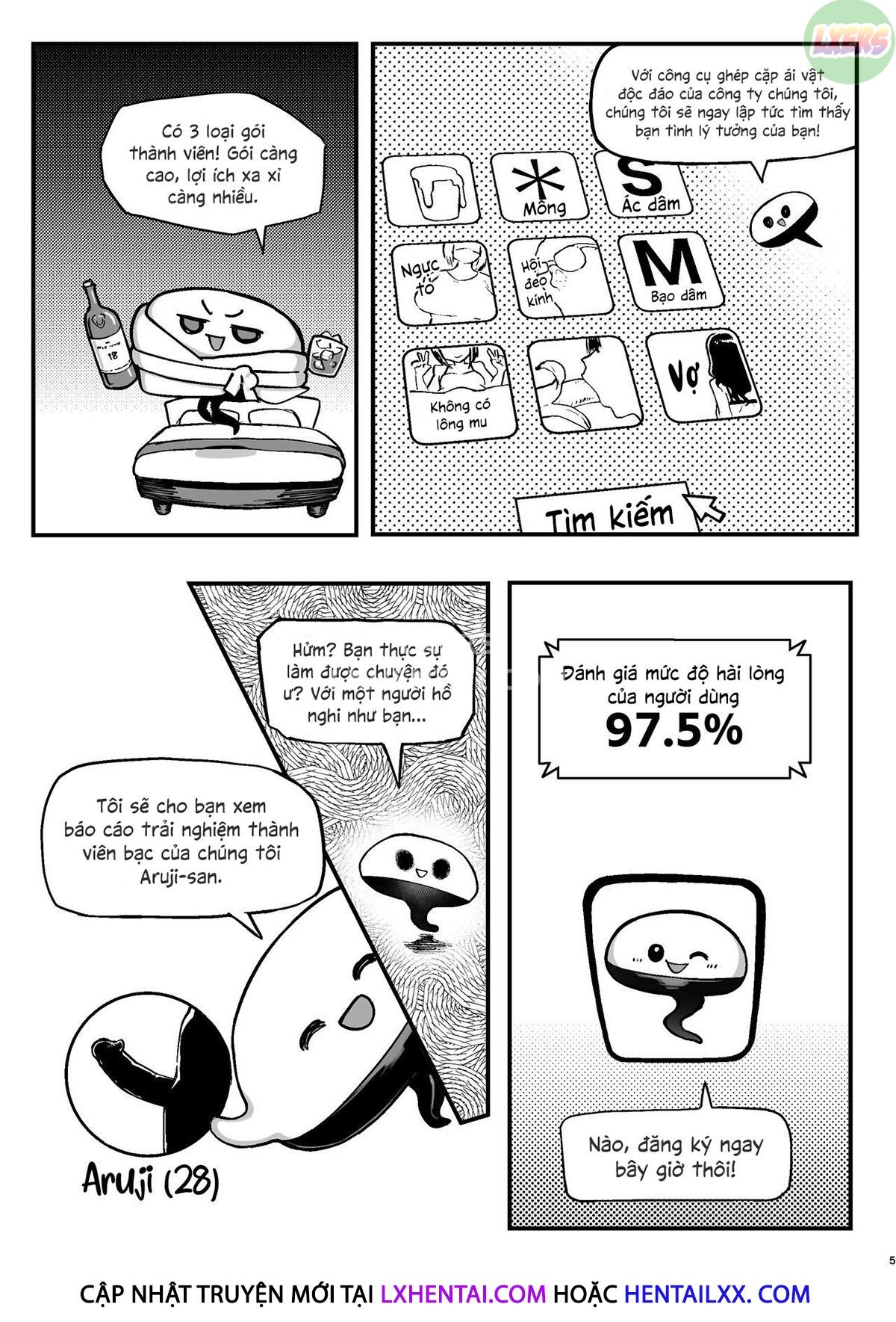 Đọc truyện hentai Fetish Matching App Zubopuri - Oneshot - Có che