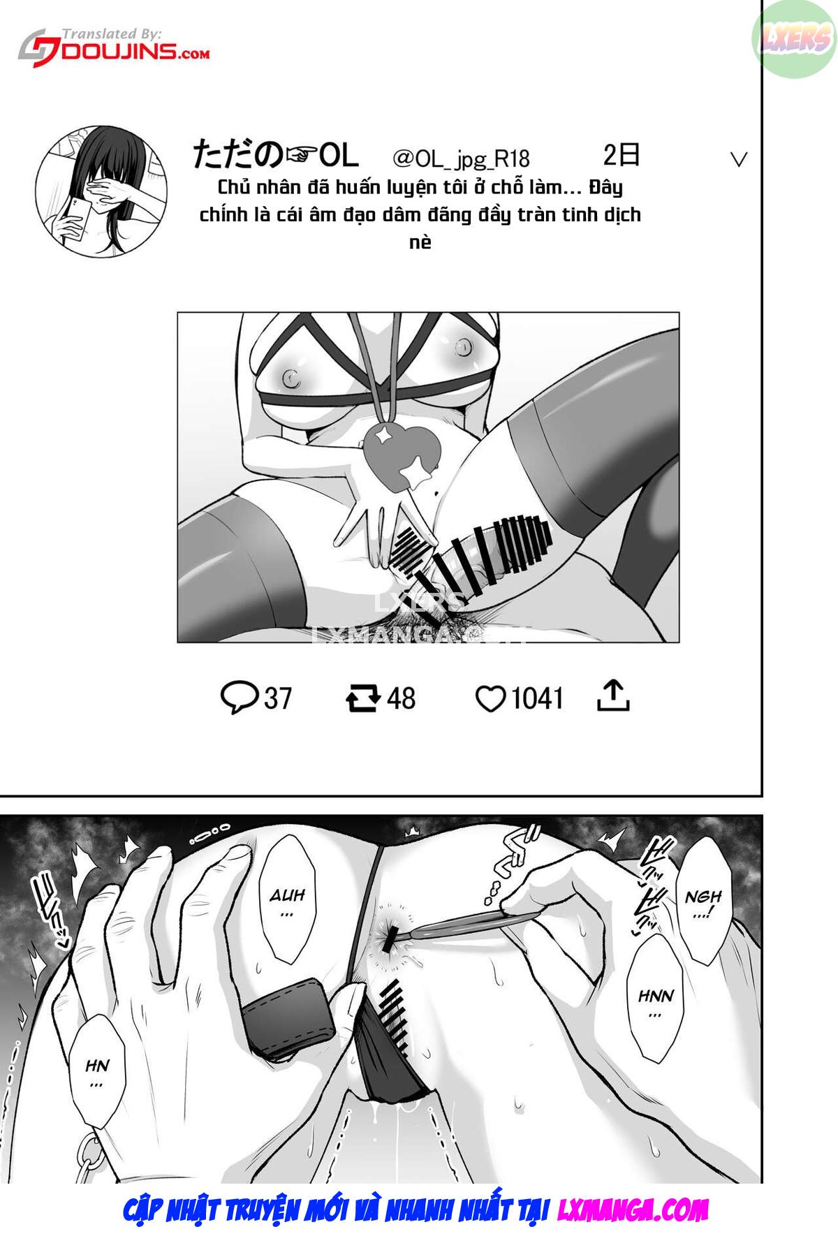 Đọc truyện hentai An Office Lady's Behind The Scenes Masochistic Onahole Training - Chap 3 - [END]