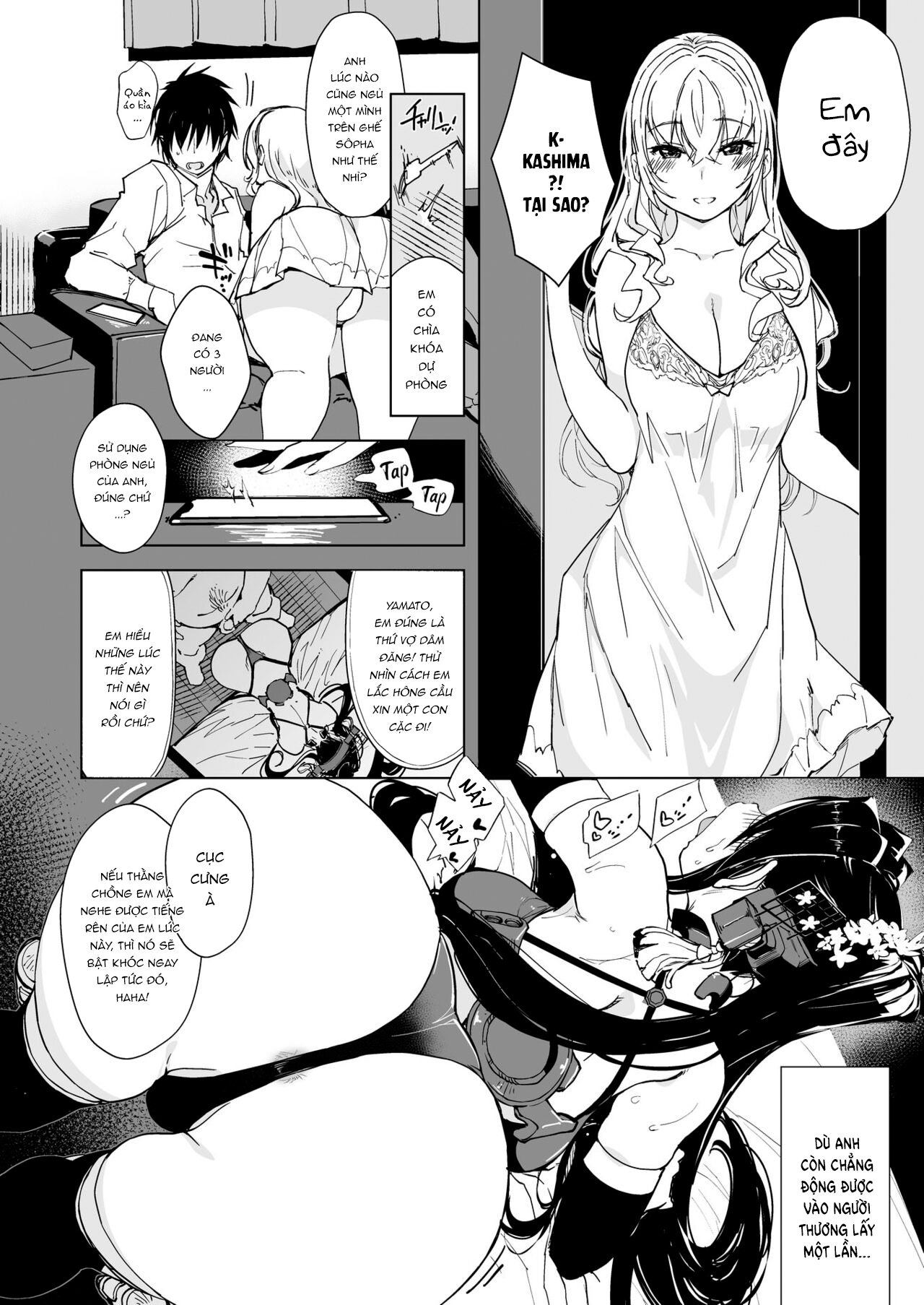 Đọc truyện hentai Hishokan Kashima No Houkokusho - 1shot