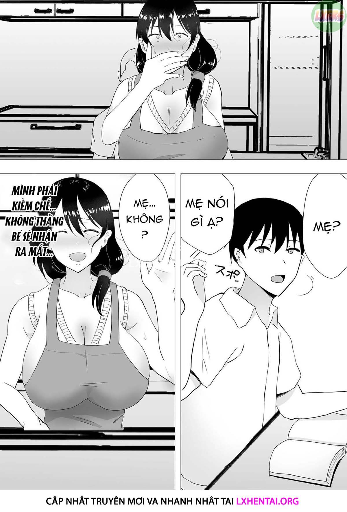 Đọc truyện hentai Người mẹ yêu quý của tôi, cô bạn gái ngốc nghếch của tôi - Chap 2