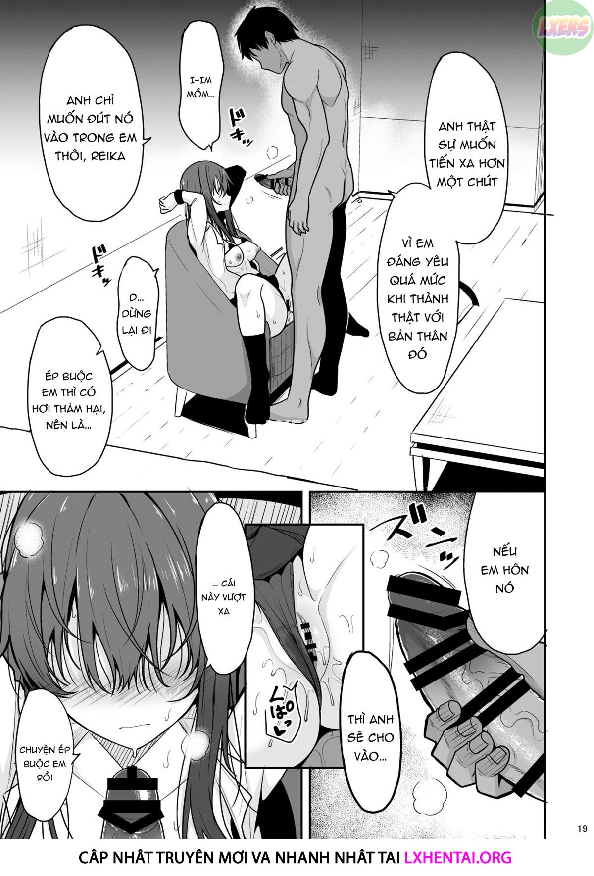 Đọc truyện hentai Mitame ga Kitsume na Kanojo o Kaihatsu shite Kozukuri suru made - Oneshot