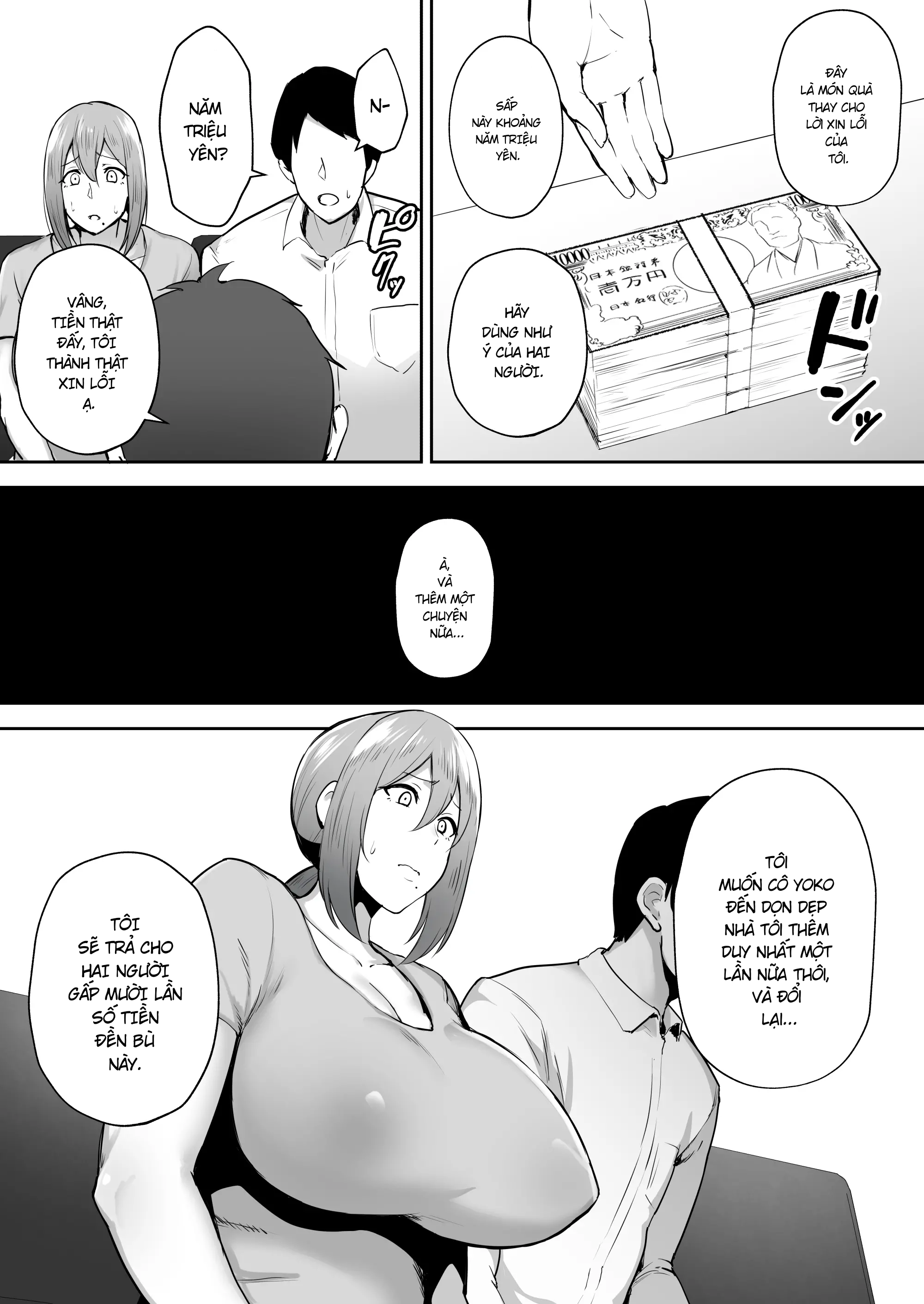 Đọc truyện hentai Vợ ngực bự Yoko - Làm bảo mẫu cho một cậu trai ở chung cư - Chap 3