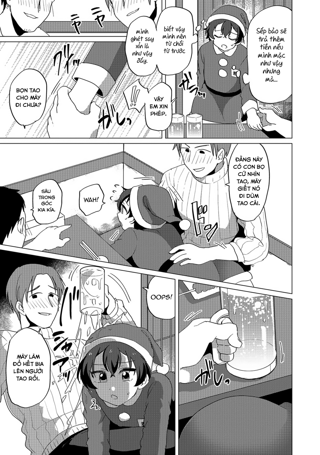 Đọc truyện hentai Miniskirt Santa-kun no Sekkyaku Oneshot