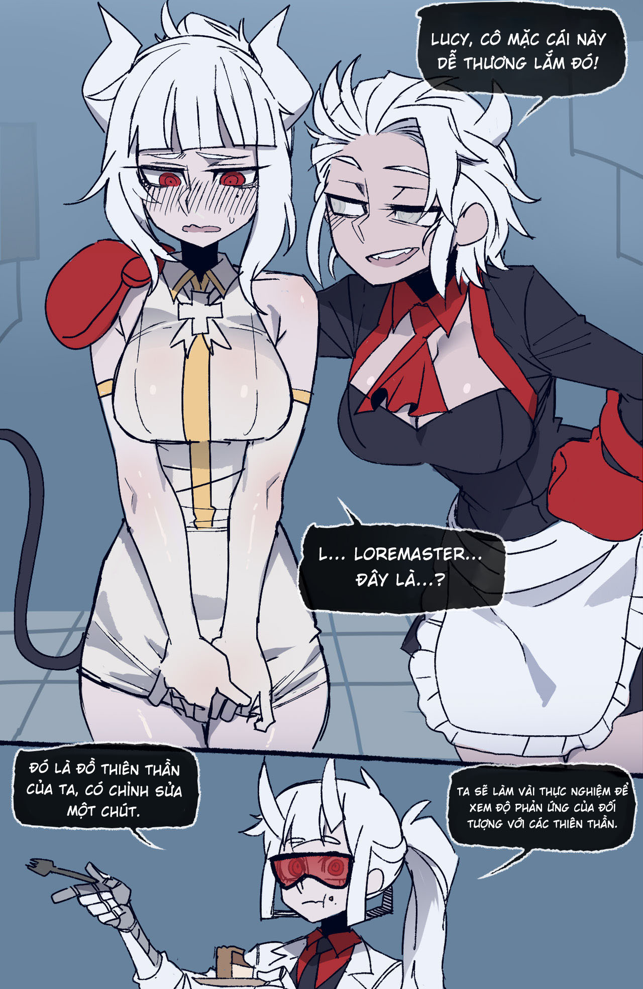 Đọc truyện hentai Cuộc thí nghiệm của em thiên thần sa ngã - Oneshot full màu