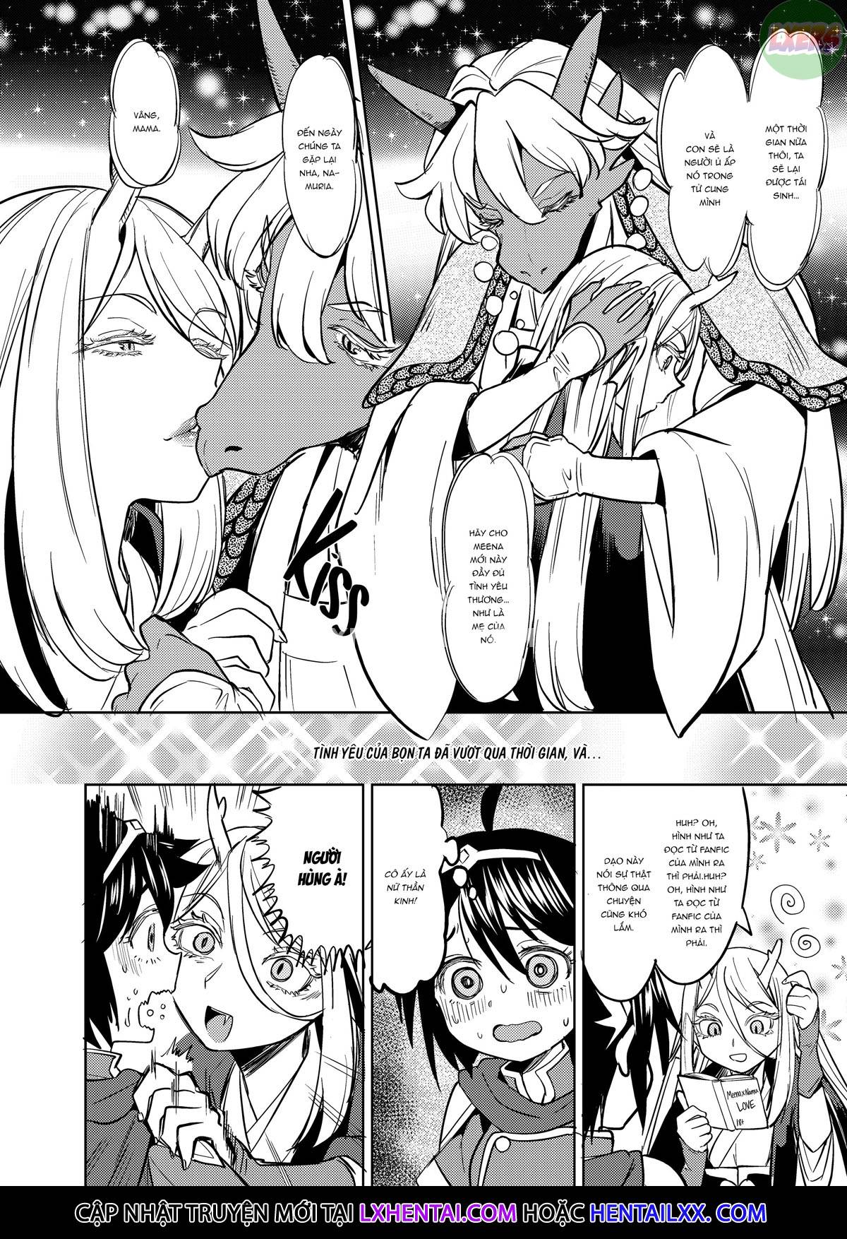 Đọc truyện hentai Tái sinh thành một nữ anh hùng có 5 người vợ quỷ - Chap 2