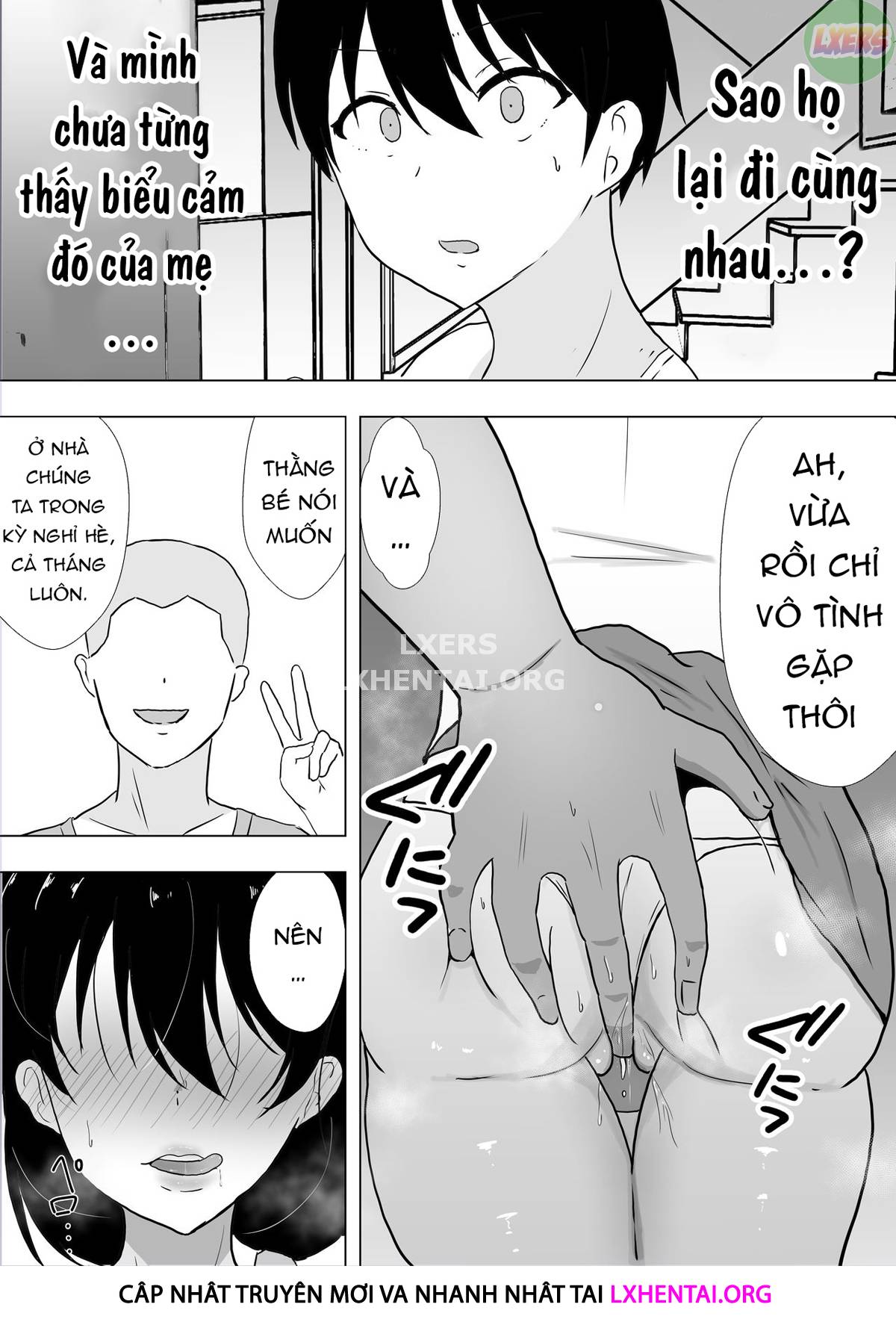 Đọc truyện hentai Người mẹ yêu quý của tôi, cô bạn gái ngốc nghếch của tôi - Chap 1