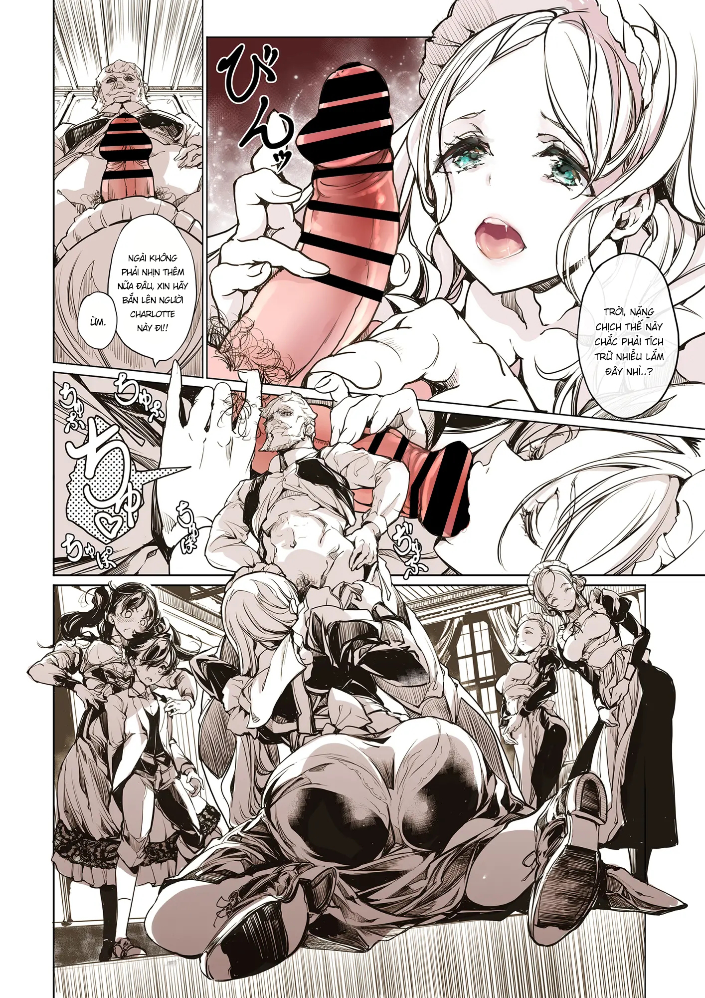 Đọc truyện hentai Dinh thự hầu gái Beatrice - Nửa đầu