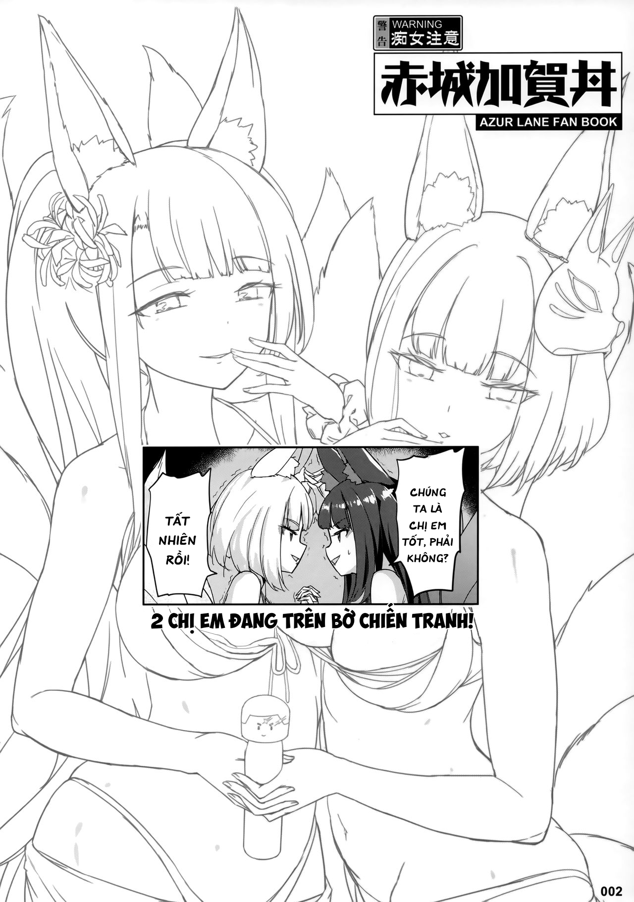 Đọc truyện hentai Akagi Kaga Don - Oneshot