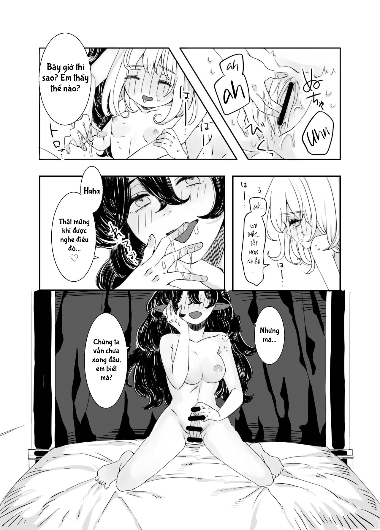 Đọc truyện hentai Futanari Onee-san to Onnanoko ga 1&2 - Story 1