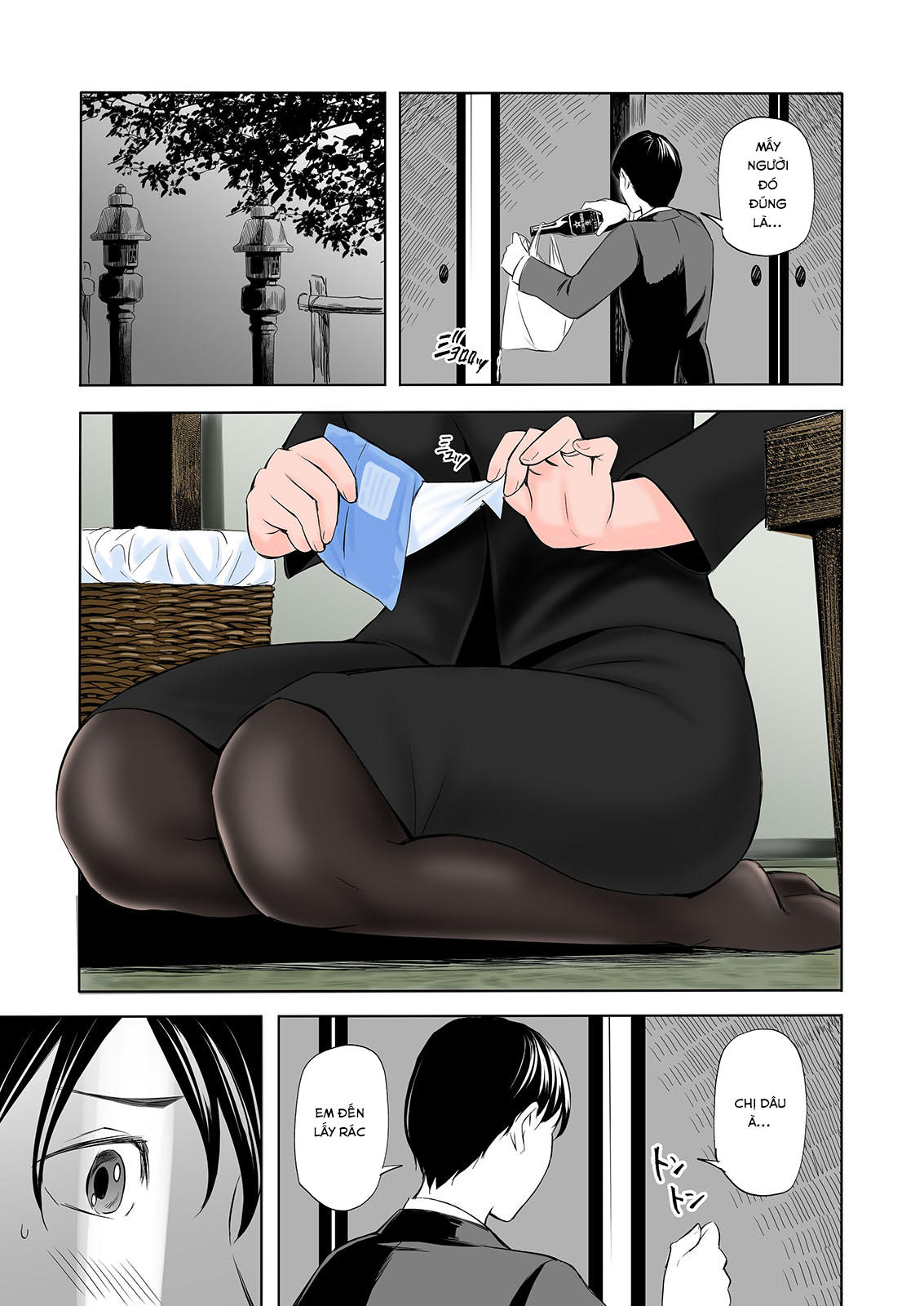 Đọc truyện hentai Mofuku Miboujin No Erohon Desu - Oneshot