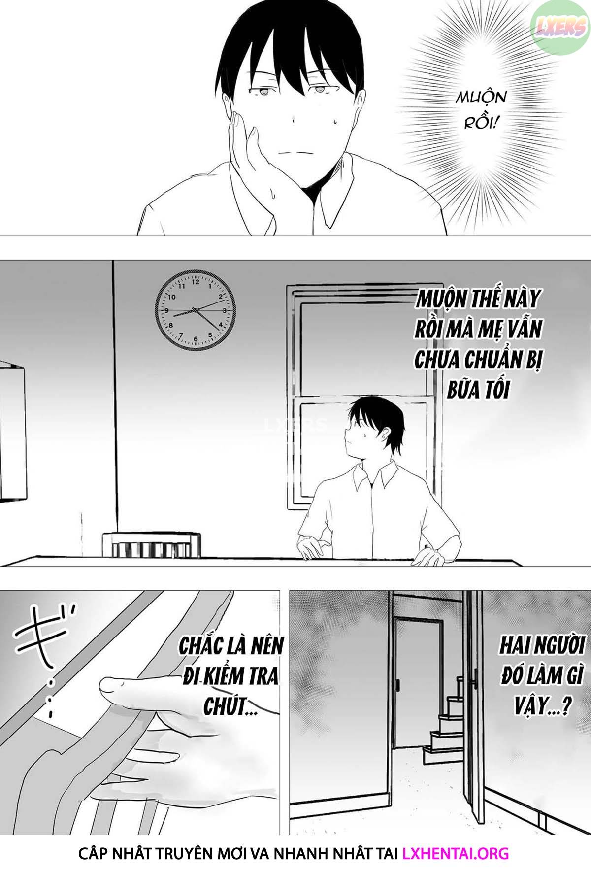 Đọc truyện hentai Người mẹ yêu quý của tôi, cô bạn gái ngốc nghếch của tôi - Chap 2