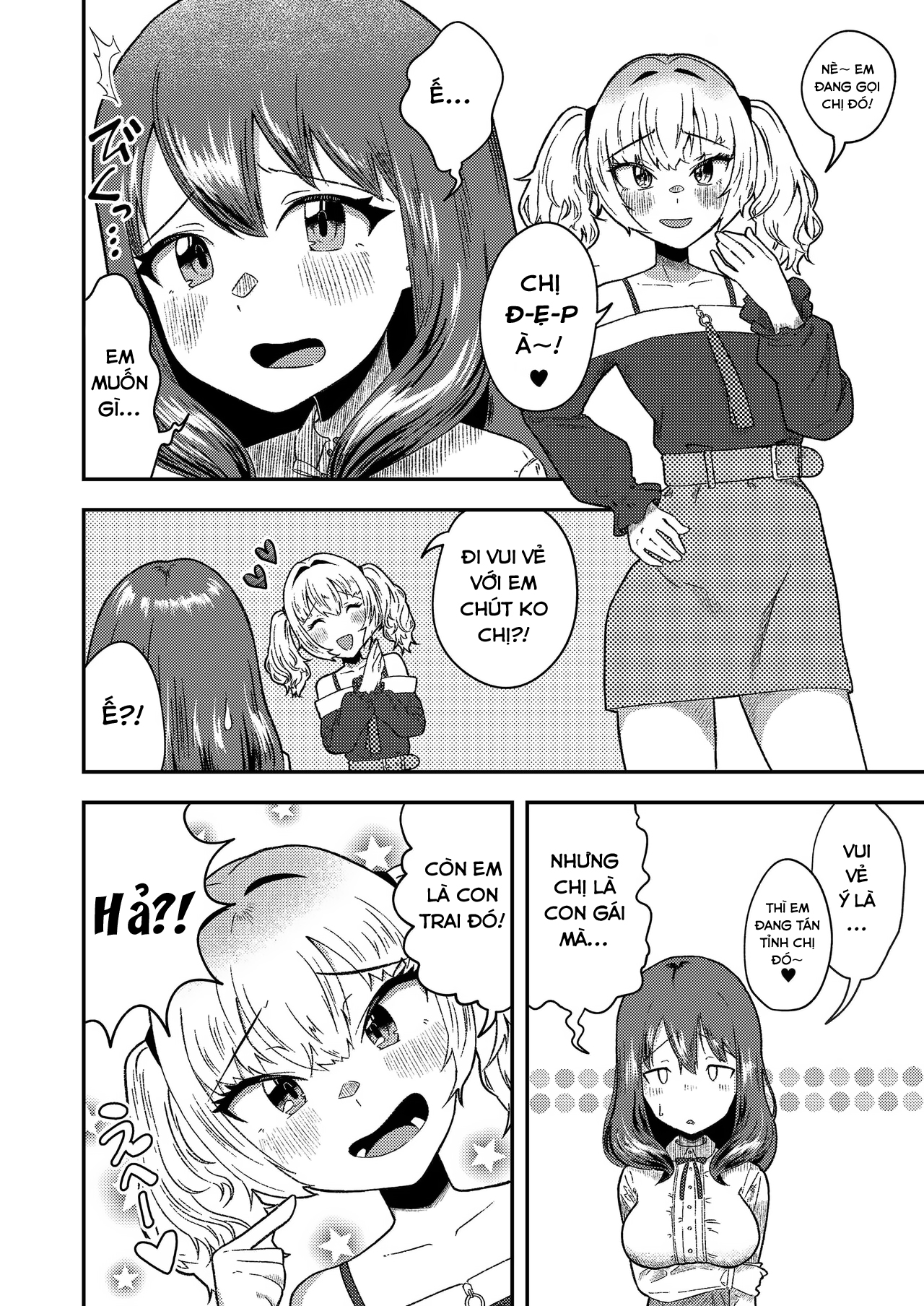 Đọc truyện hentai Mesu Gal Otokonoko ga Futanari Onee-san ni Wakarasarechau...! - Oneshot