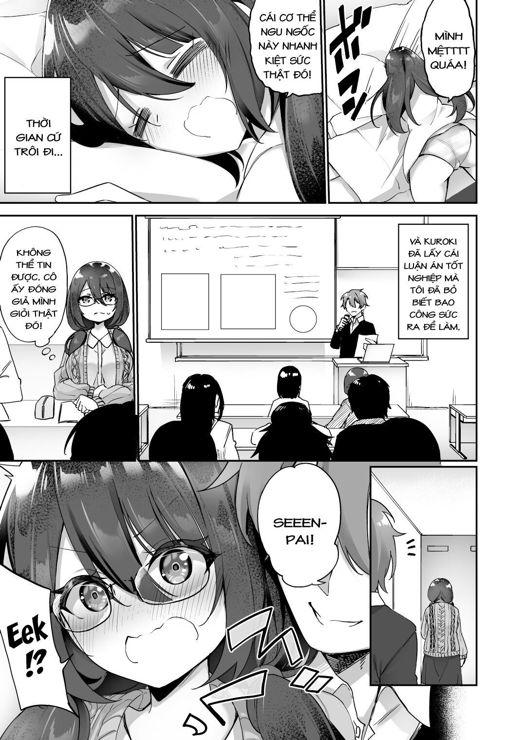 Đọc truyện hentai Boku No Koe O Kiku Dake De Hatsujou Shichau Yandere Kyonyuu Kouhai Ni Karada O Irekaerarete Shimatta! - Oneshot