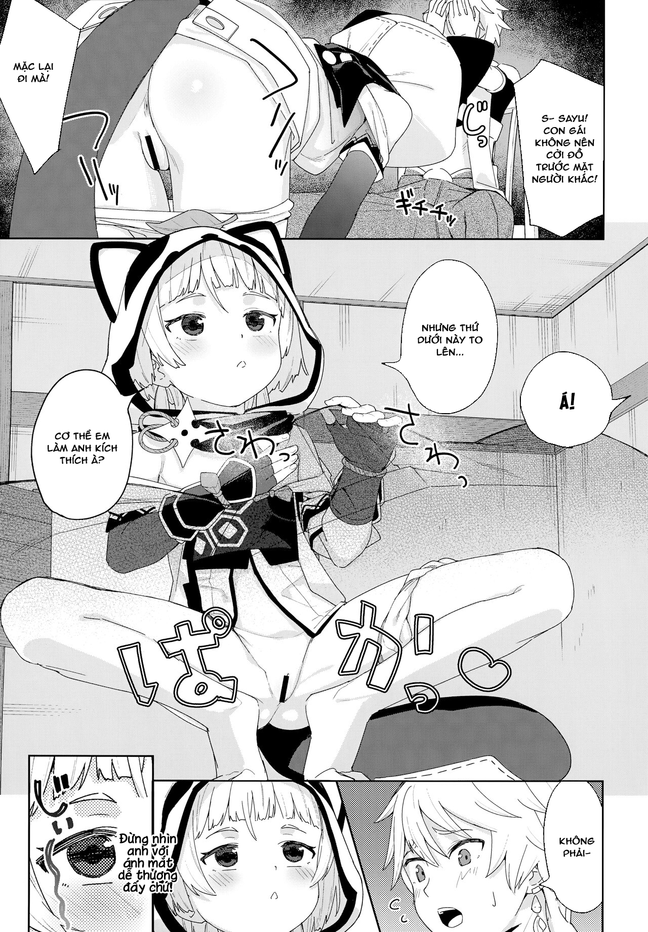 Đọc truyện hentai Em có vụng về không? - Làm xong bộ này tôi cũng đi ngủ đây, oáp~