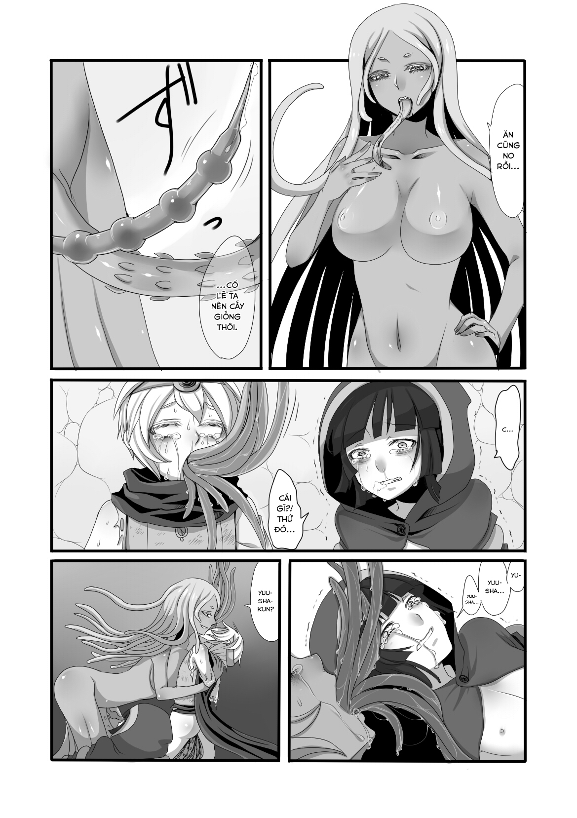 Đọc truyện hentai Quái vật, anh hùng và pháp sư - Oneshot