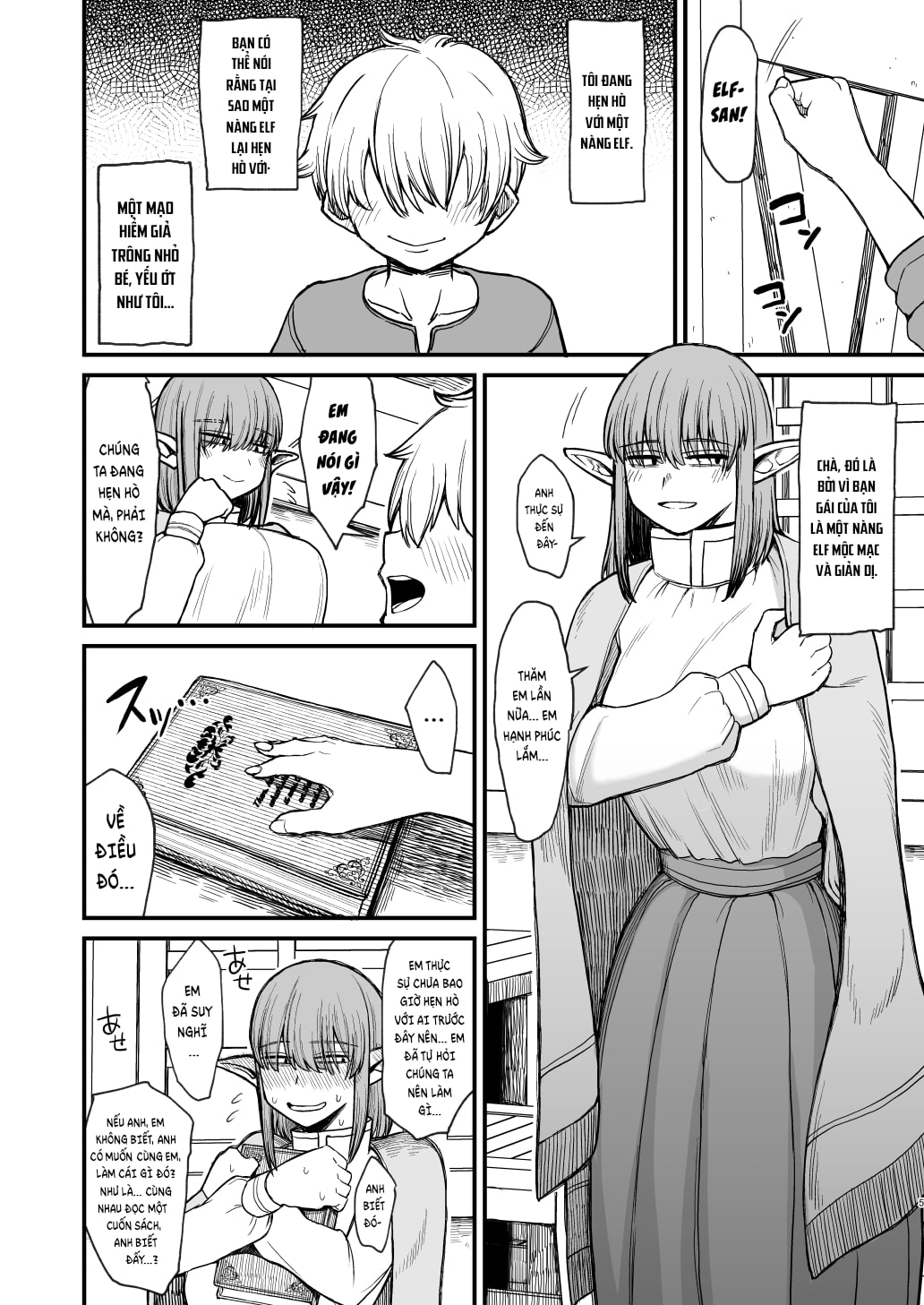 Đọc truyện hentai Tôi Đang Hẹn Hò Với Một Nàng Elf Giản Dị - Chap 1