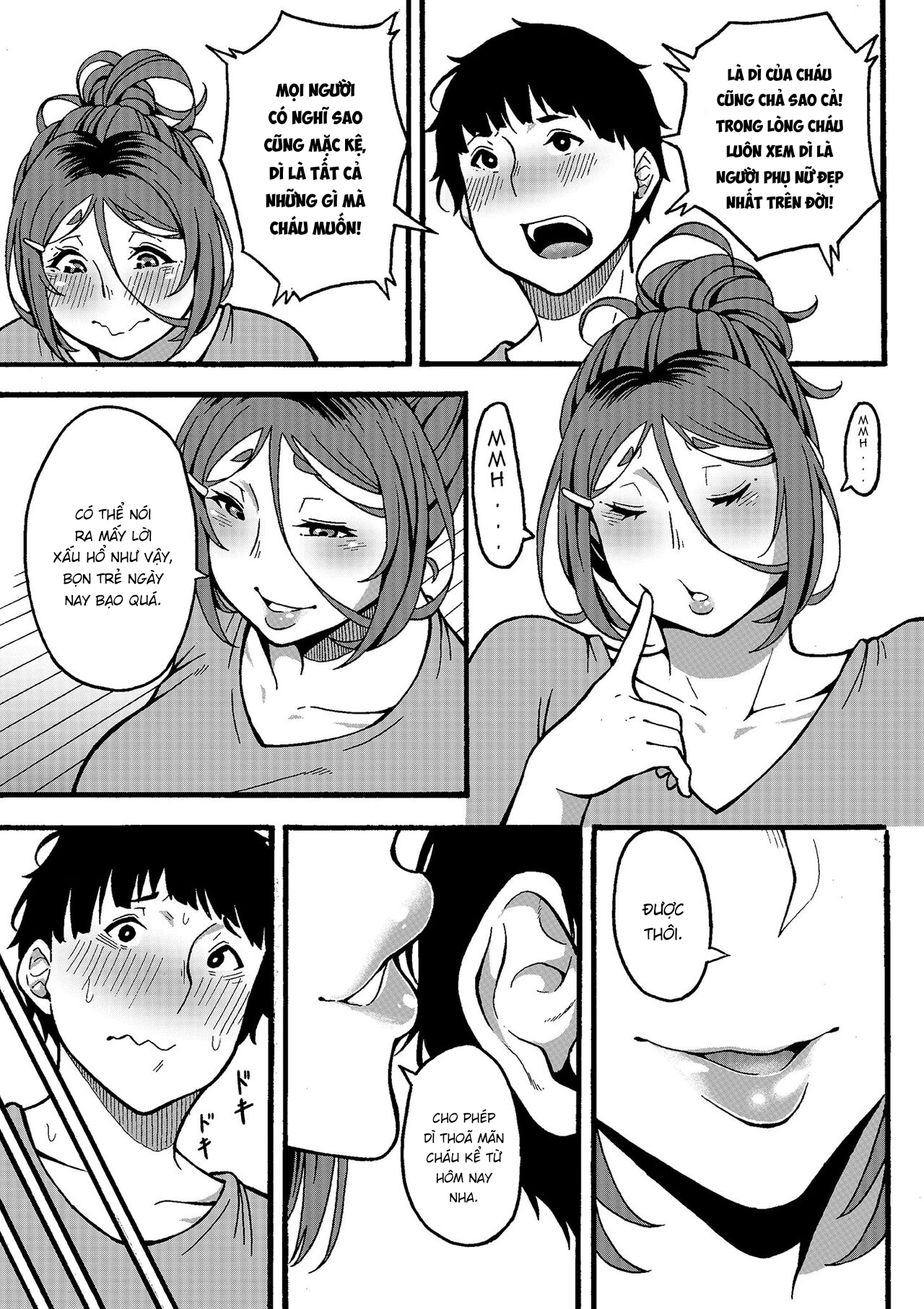Đọc truyện hentai Có muốn làm mấy chuyện hư hỏng với dì khum? - Oneshot