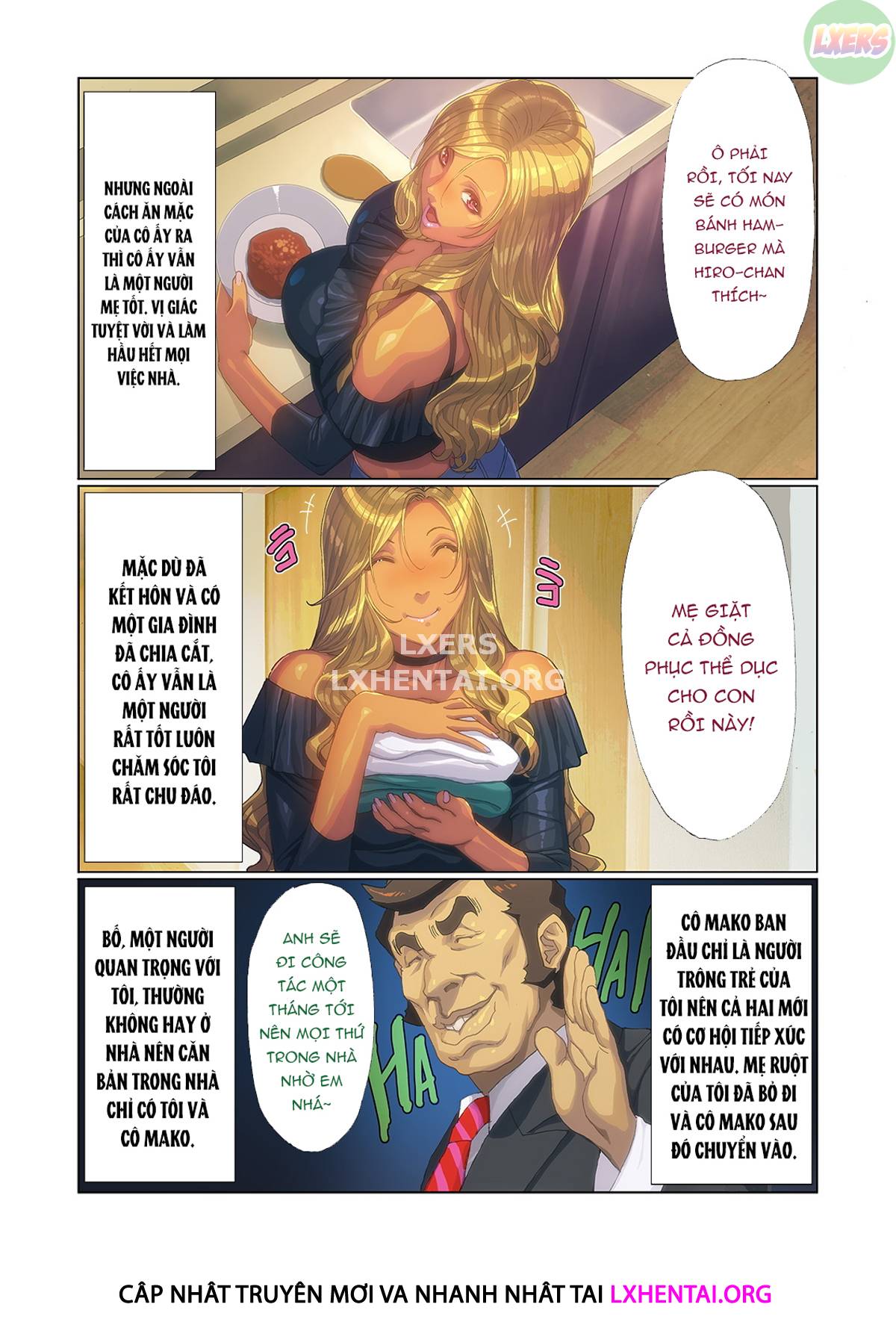 Đọc truyện hentai Mẹ Gyaru xuất hiện ở nhà tôi!! - Chap 1
