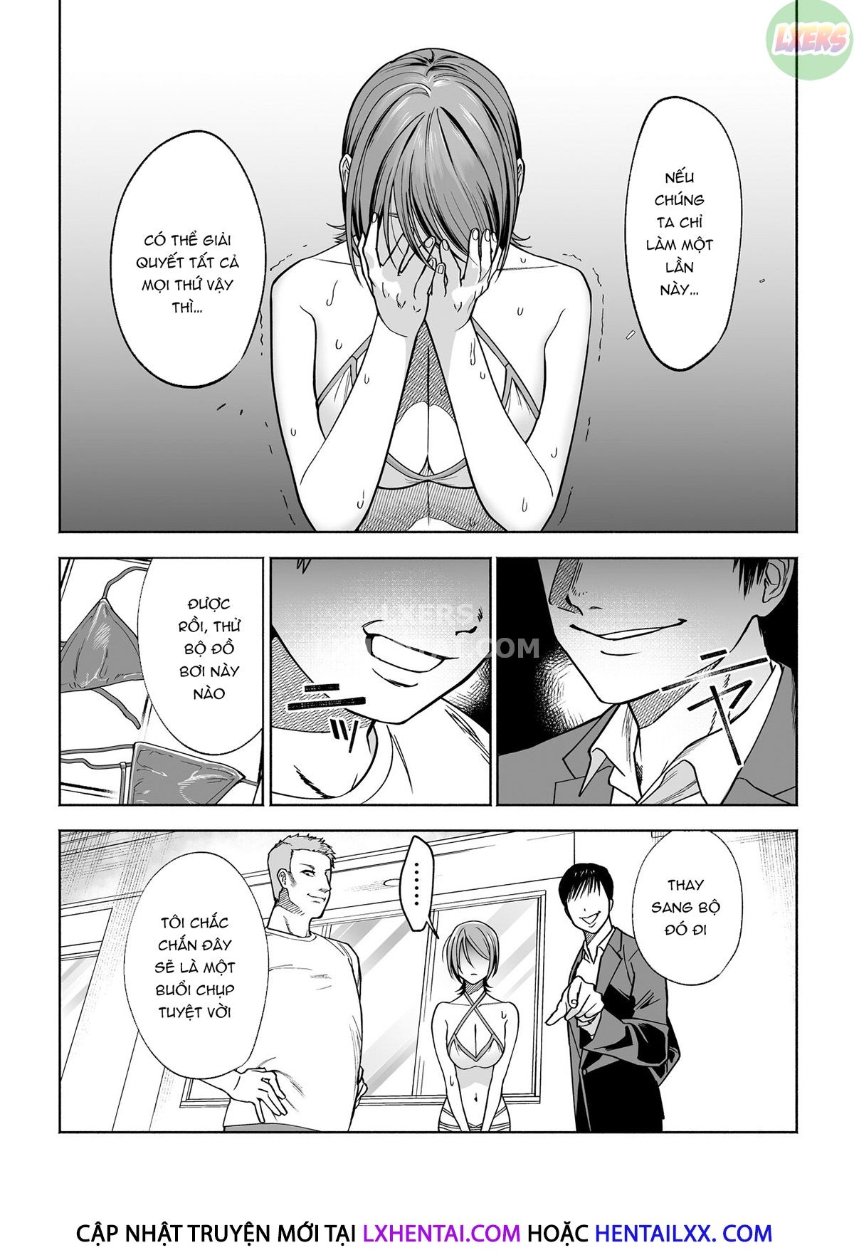 Đọc truyện hentai JD Kanojo NTR AV Kyousei Shutsuen - Oneshot - Có che