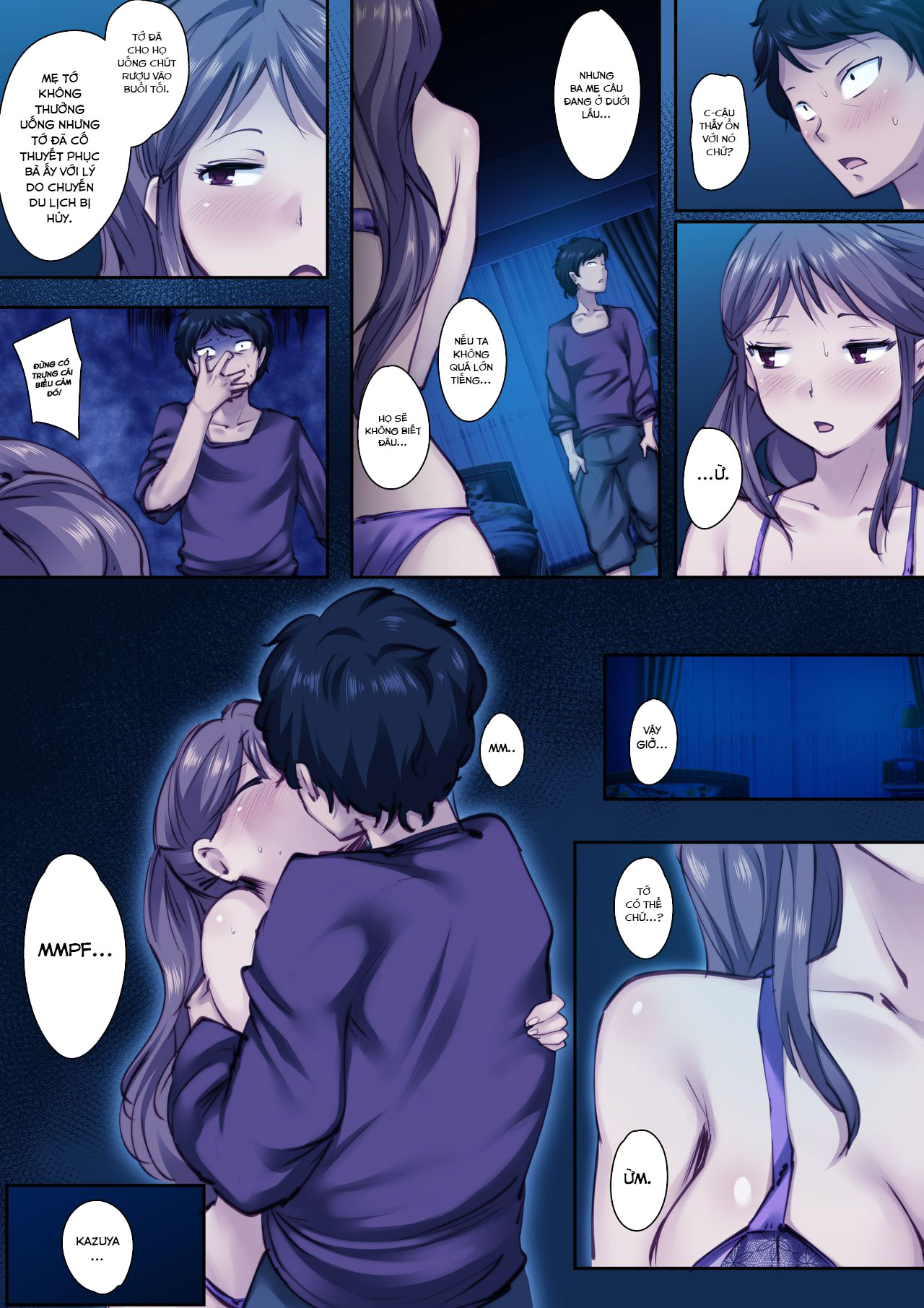 Đọc truyện hentai Home Alone Romp with my Childhood Friend - Oneshot