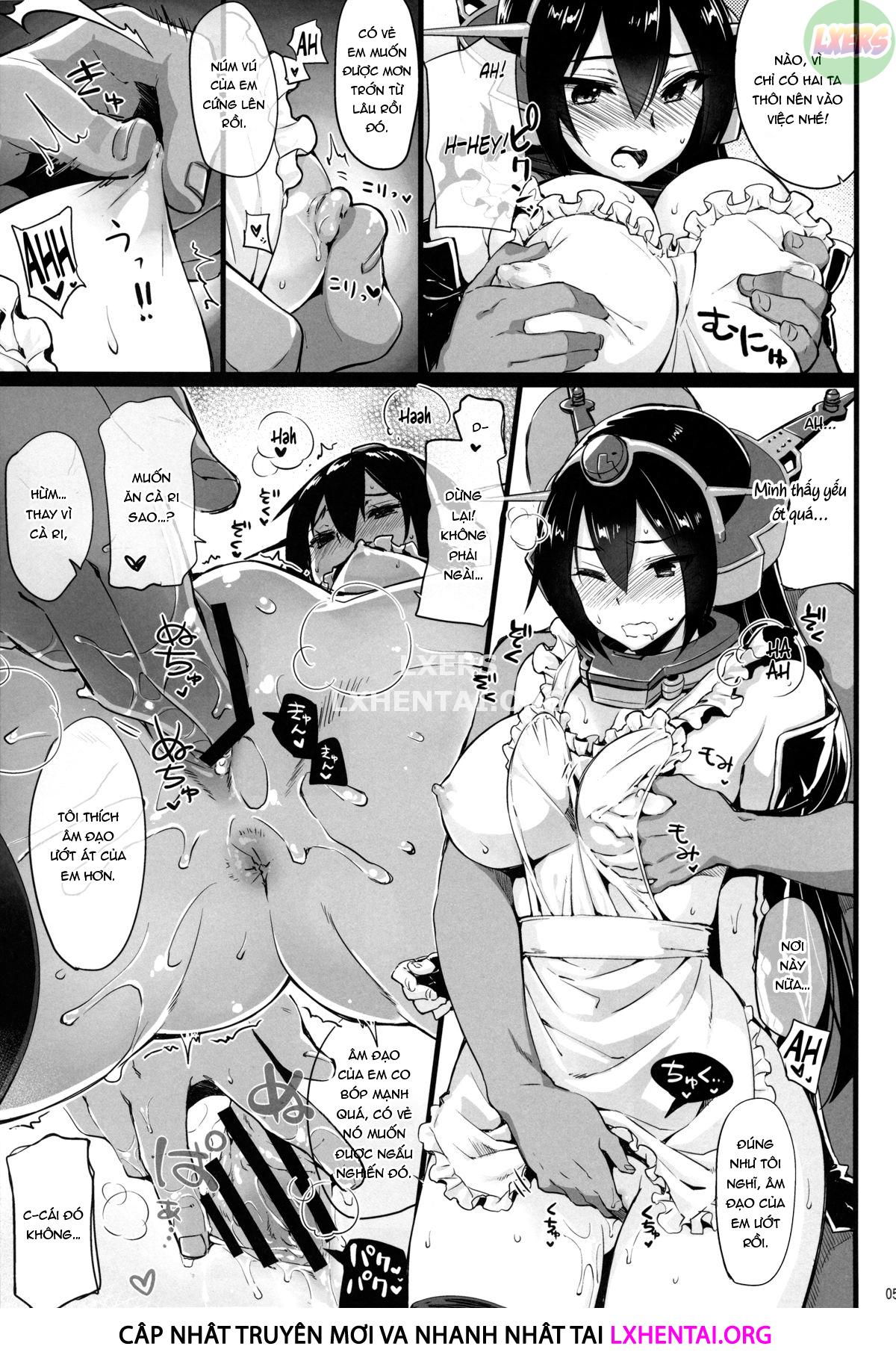 Đọc truyện hentai Rusuban Kan Nagato - Oneshot