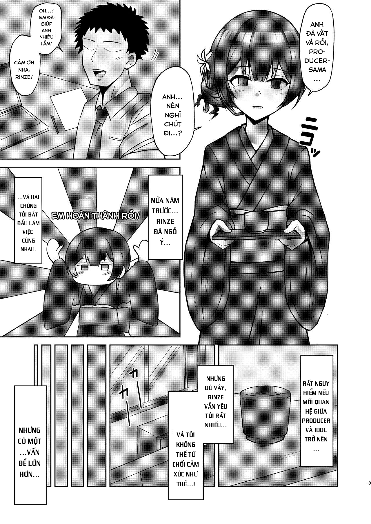 Đọc truyện hentai Ham muốn tình dục của Rinze Morino trỗi dậy. (THE iDOLM@STER: Shiny Colors) - Oneshot