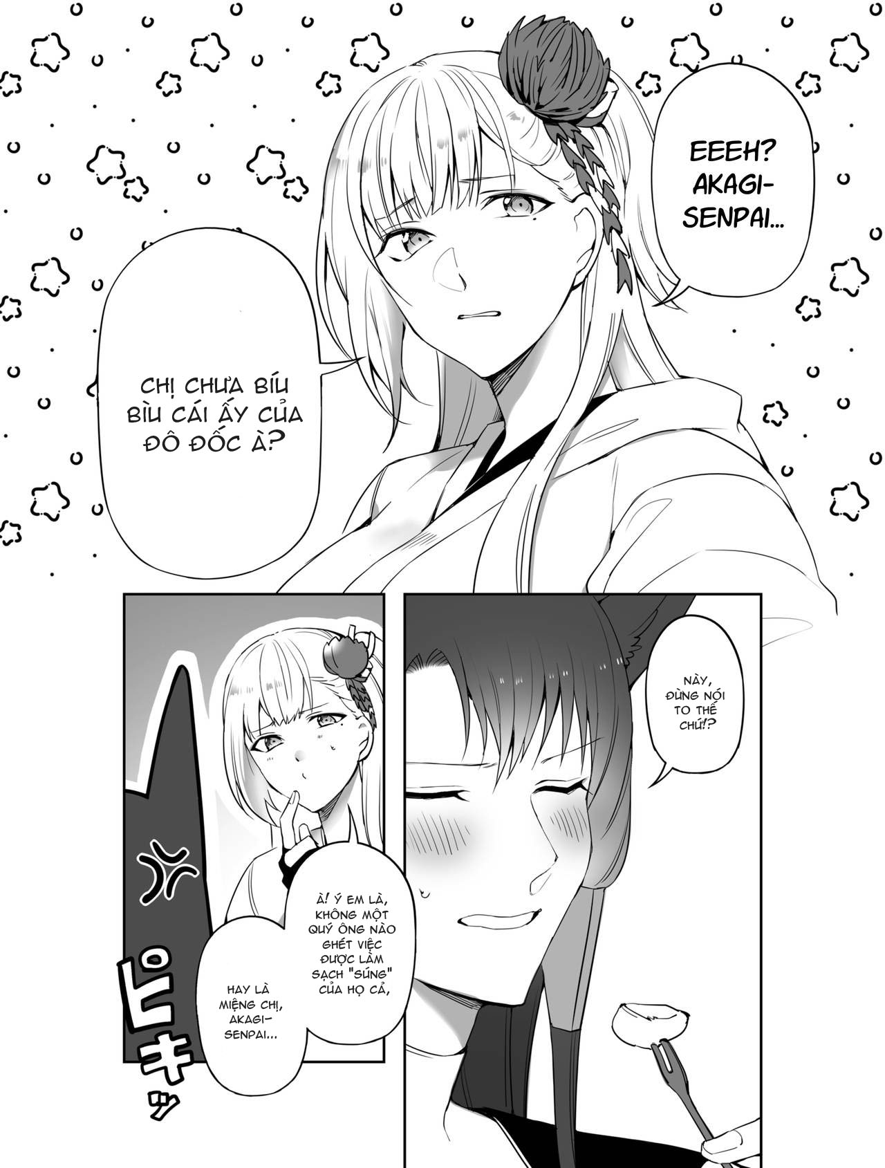 Đọc truyện hentai Cuốn sách khiến Akagi phải bú cu (Azurane) - Oneshot