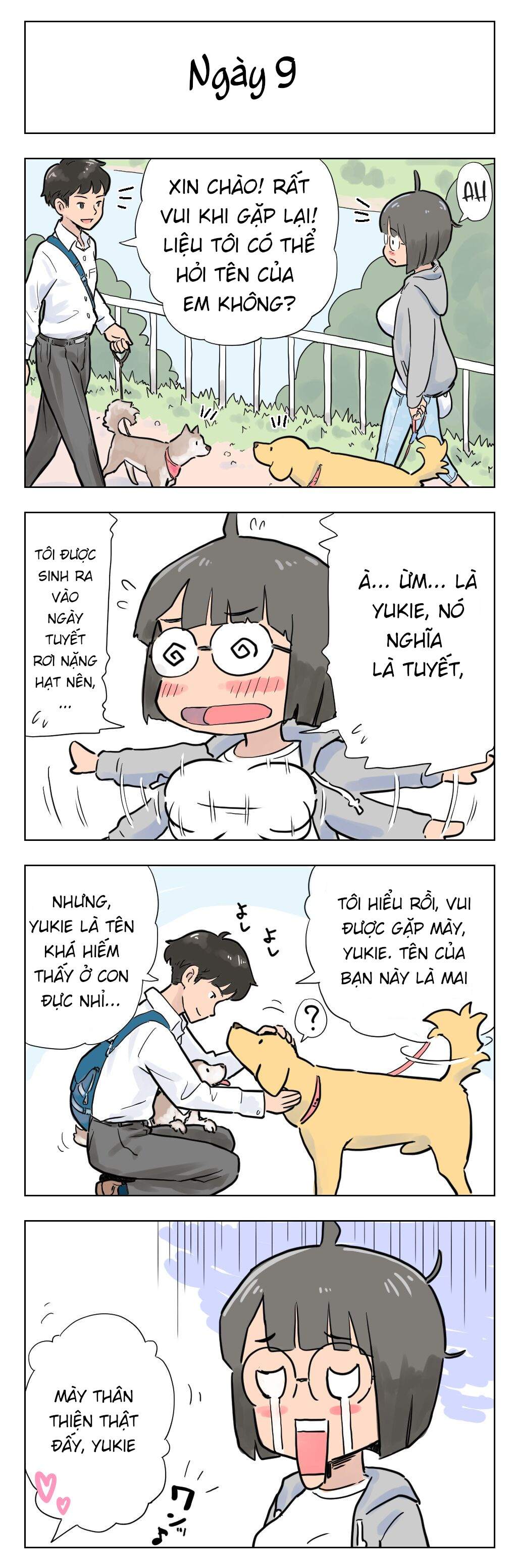 Đọc truyện hentai Gái đeo kính ngực bự sẽ làm tình với chó của cô ấy sau 100 ngày! - Part 1