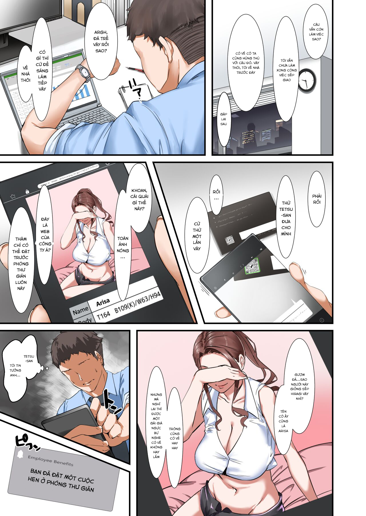 Đọc truyện hentai Kaisha no Relaxation Room de Dosukebe Service Shite Kureru Innyuu Joushi - Oneshot