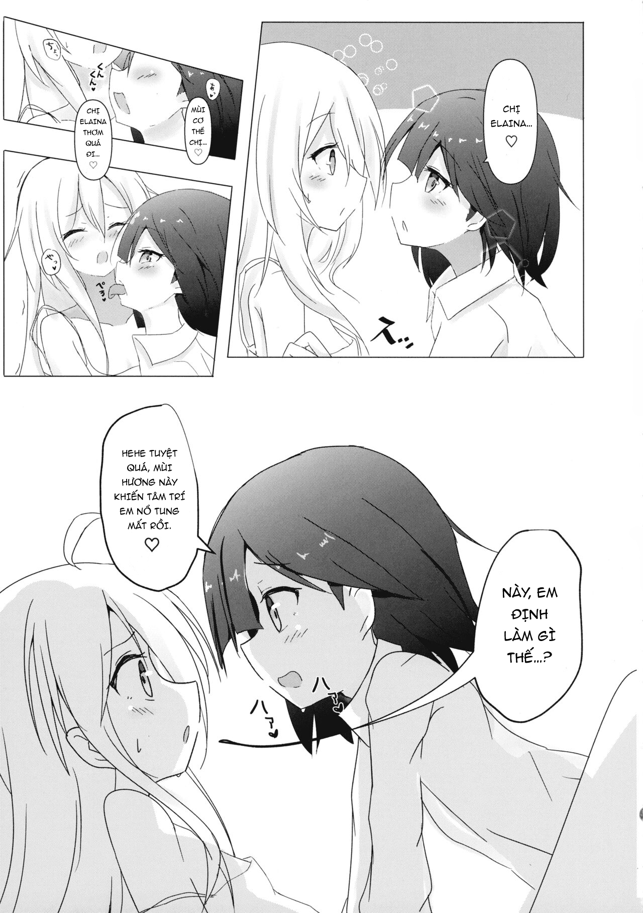 Đọc truyện hentai Saya ga Elaina de Ippouteki ni Koufun suru Dake - Oneshot Helikopter helikopter