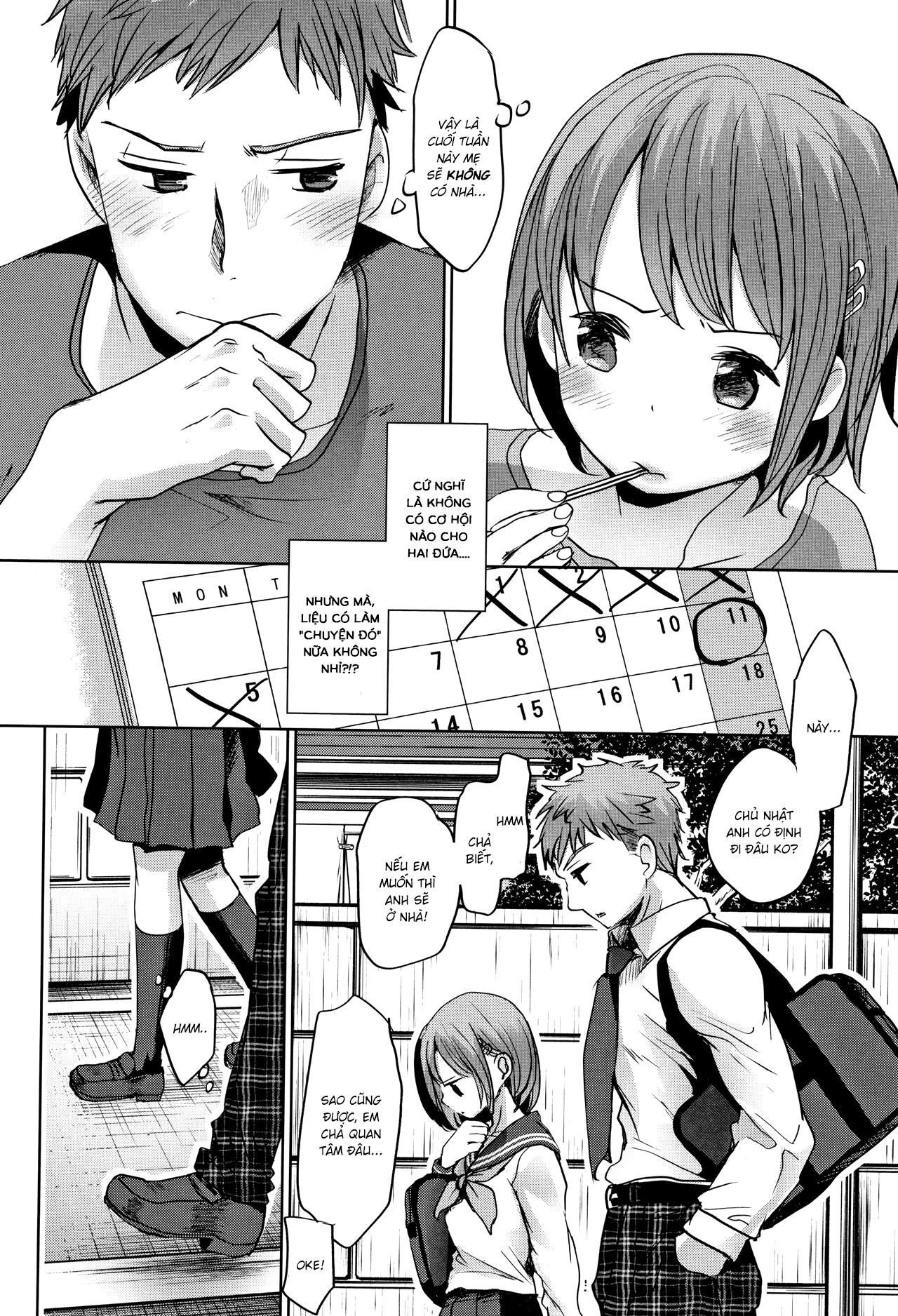 Đọc truyện hentai Khi bố mẹ vắng nhà - Oneshot