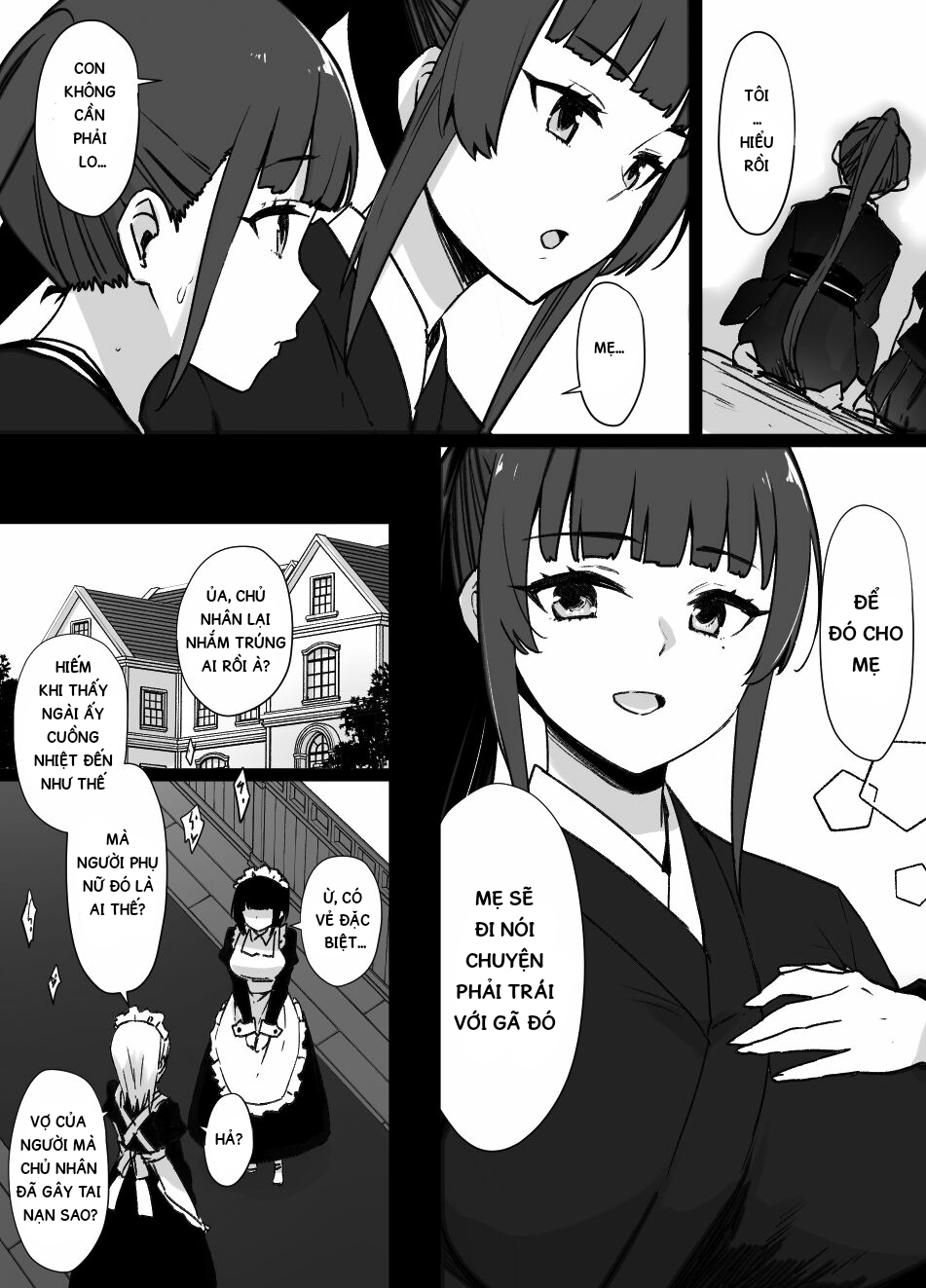 Đọc truyện hentai Miboujin to Joukyuu Kokumin - Chap 1: Mother