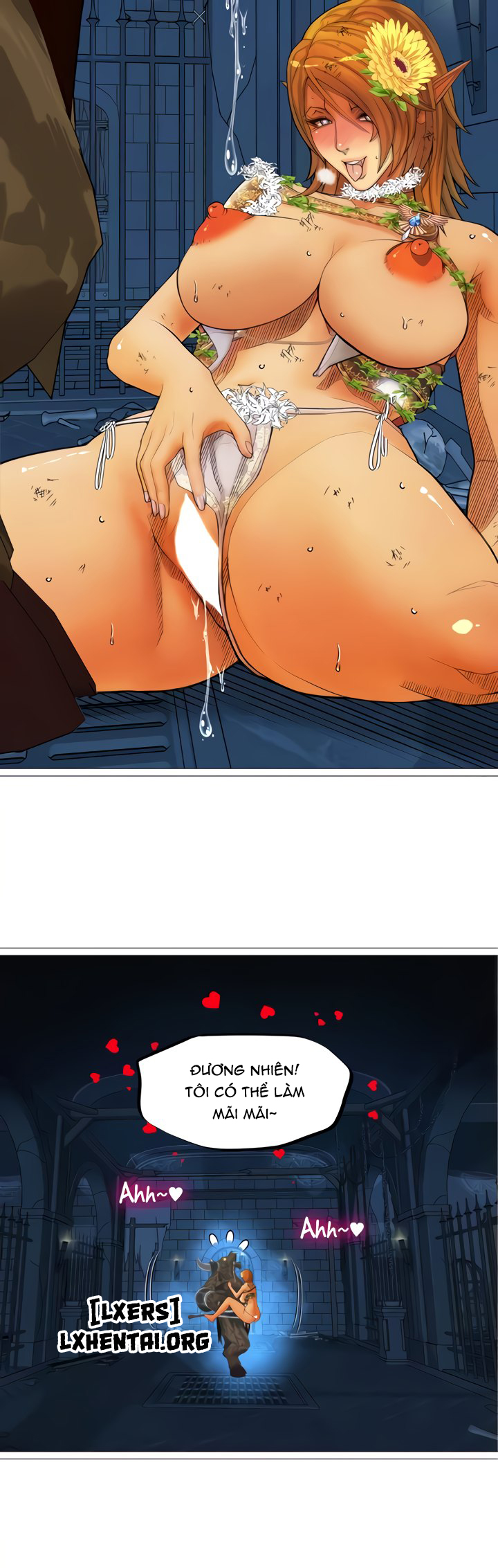 Đọc truyện hentai Nữ Hoàng Dark Elf Và Nô Lệ Orc Chap 31 END