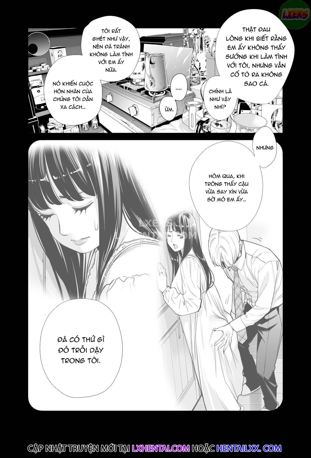 Đọc truyện hentai A Housewife Stolen By A Coworker Besides Her Blackout Drunk Husband - Chap 3 - [END]