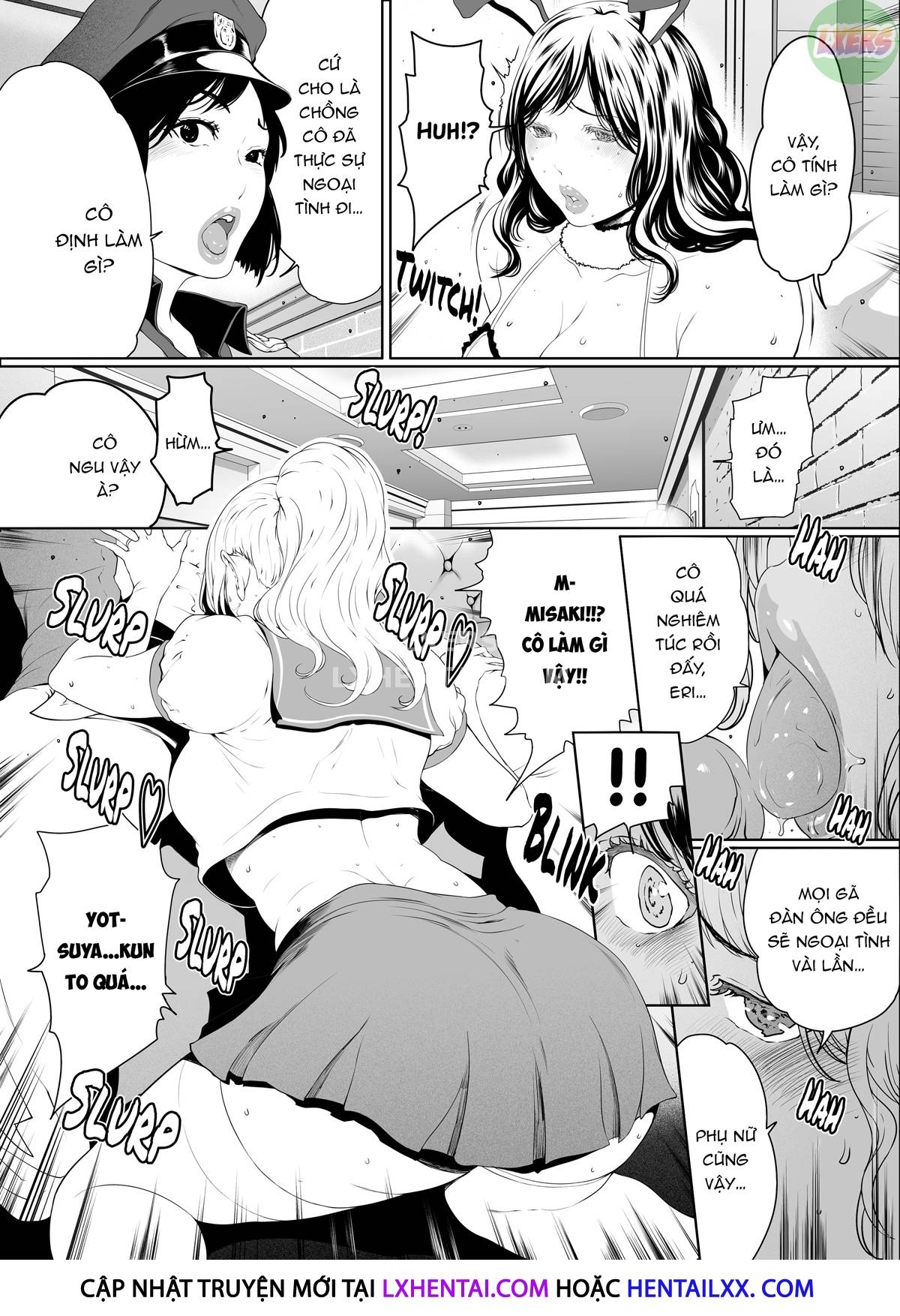 Đọc truyện hentai Buổi đêm THÁC LOẠN của những bà vợ - Oneshot