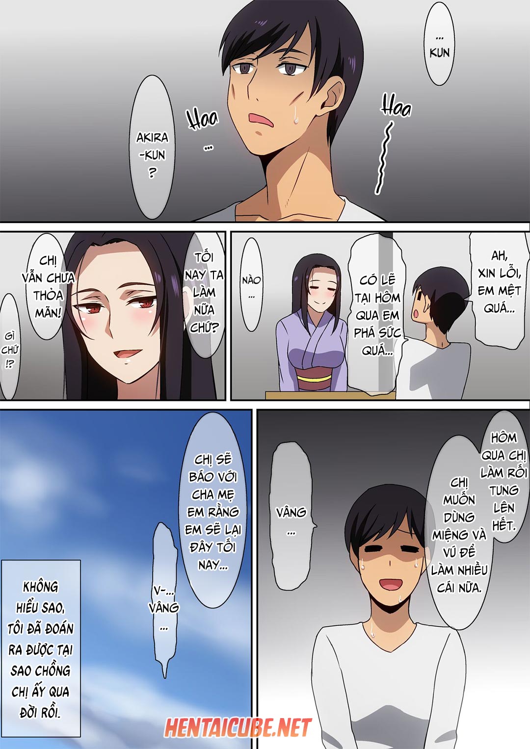 Đọc truyện hentai Lý do chồng chị ấy qua đời... - Oneshot