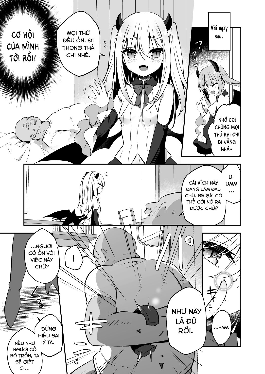Đọc truyện hentai Huấn luyện bé Succubus ngây thơ thành người nhớn. - Oneshot