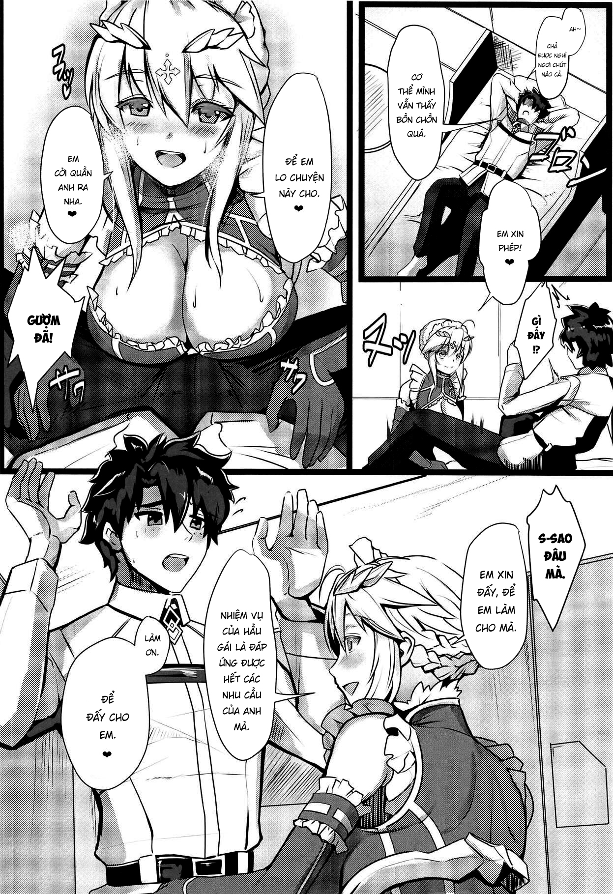Đọc truyện hentai Chichiue Maid Gohoushi Kyouka Quest - Oneshot